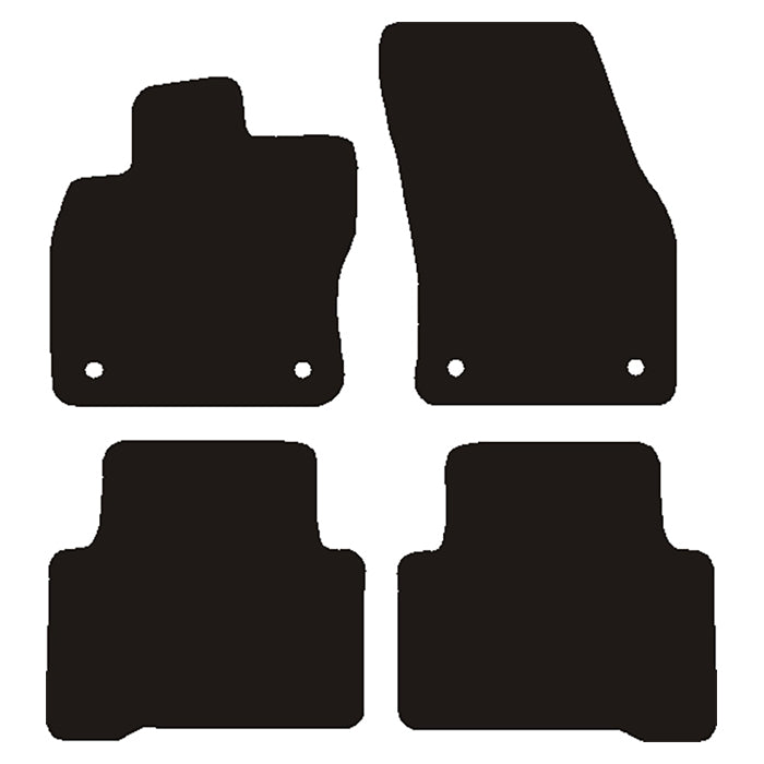 Velour måtter VW Touran 5P 05/2015-