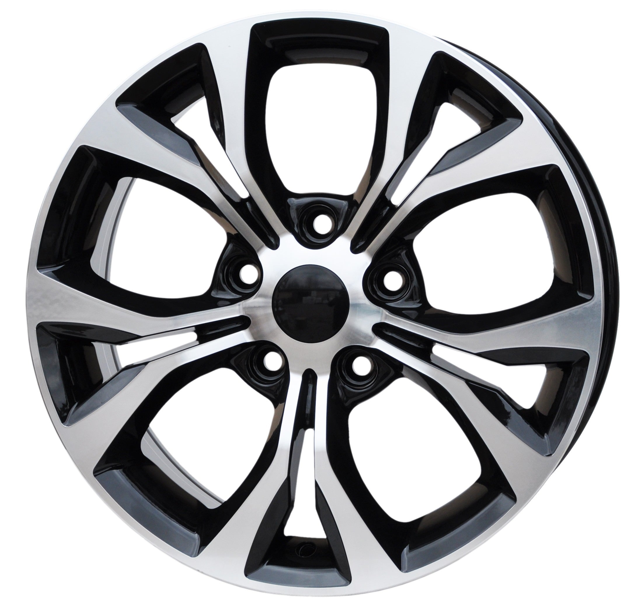 PDW 1270 Alufælge 17" 5x127 ET40 – Poleret/sort (sæt á 4)