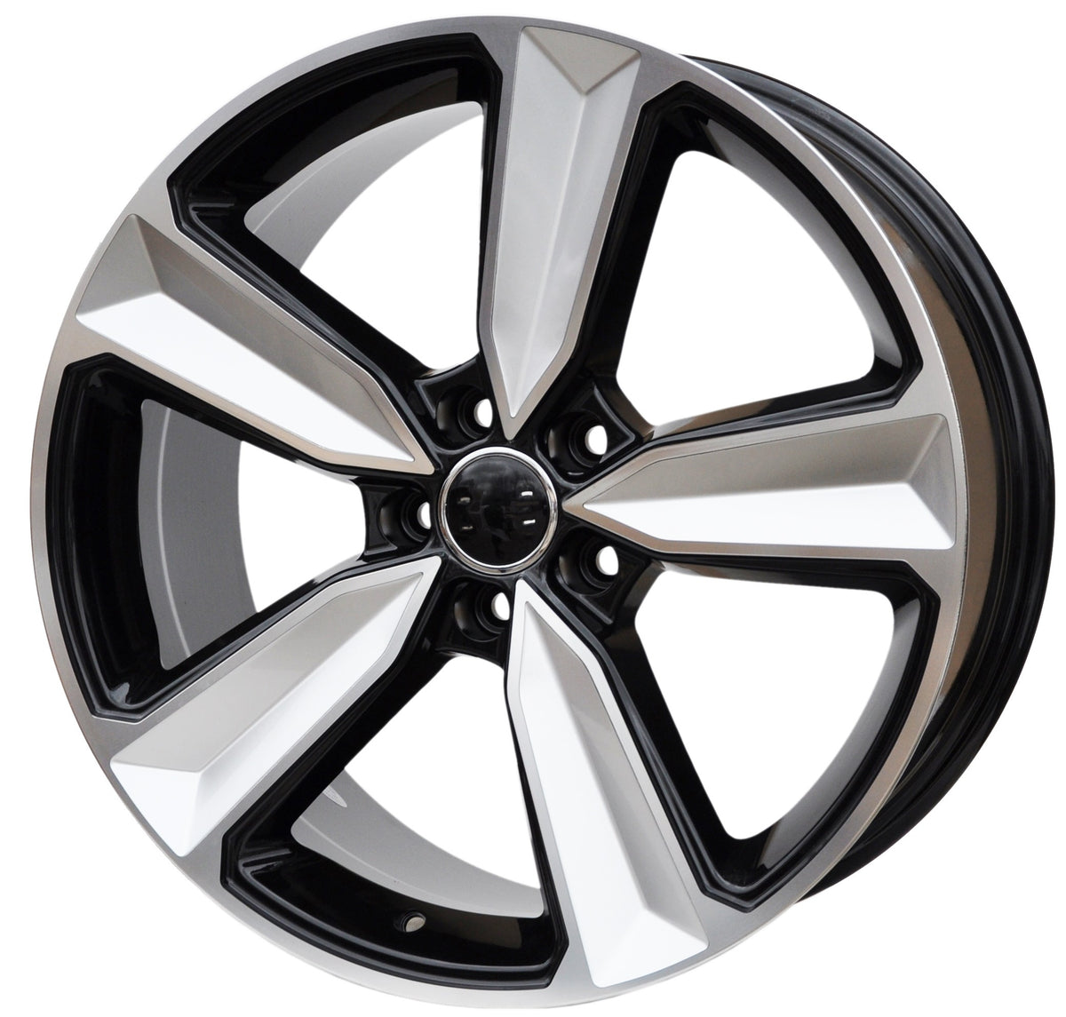 PDW 5470 Alufælge 21" 9J 5x112 ET31 – Poleret/sort (sæt á 4)