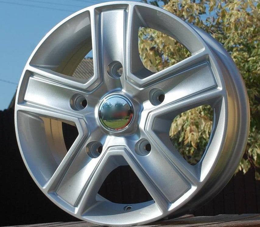 PDW 473 Alufælge 15" 5x160 ET58 – Sølv (sæt á 4)