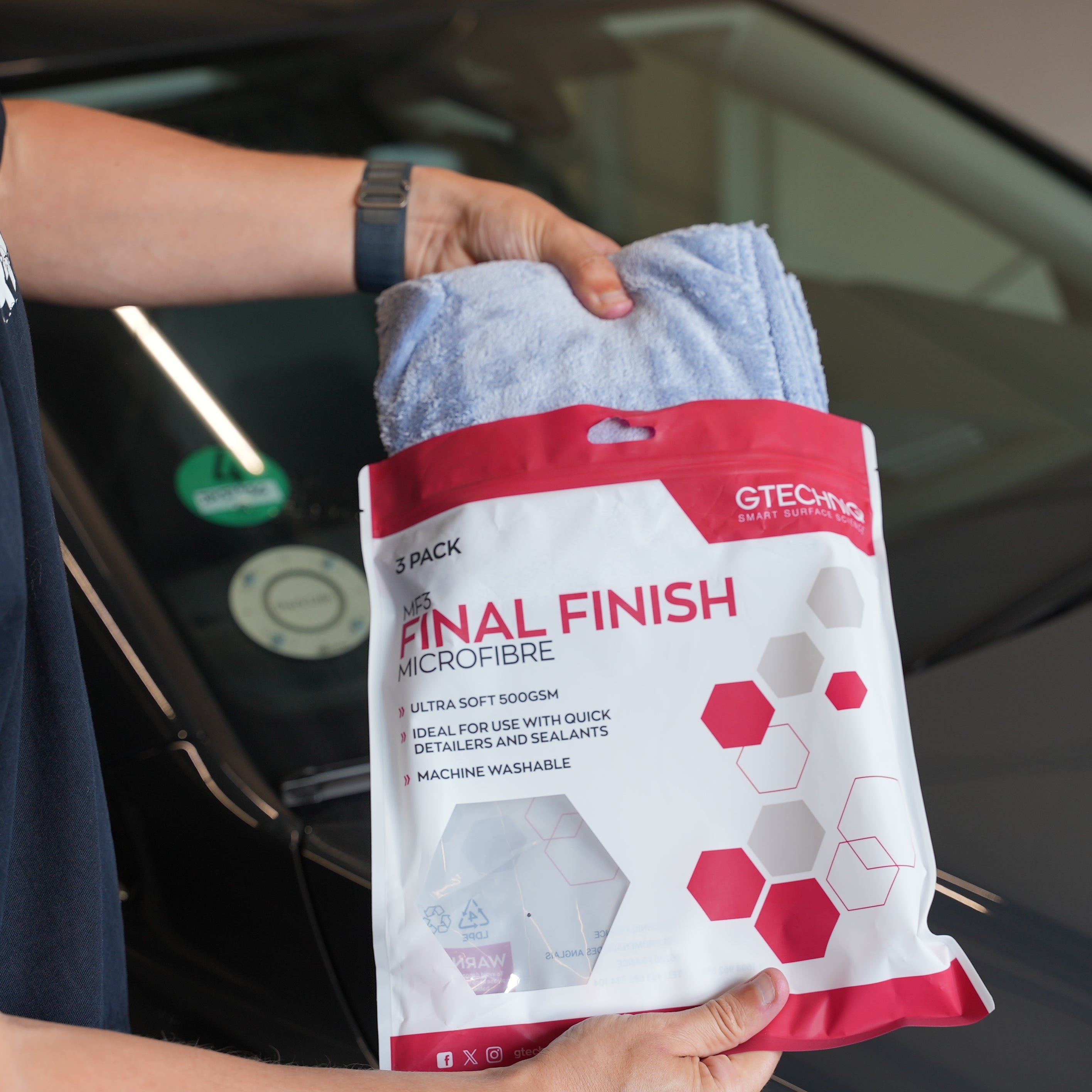 Gtechniq MF3 Final Finish Microfiber Klude (3 pak)