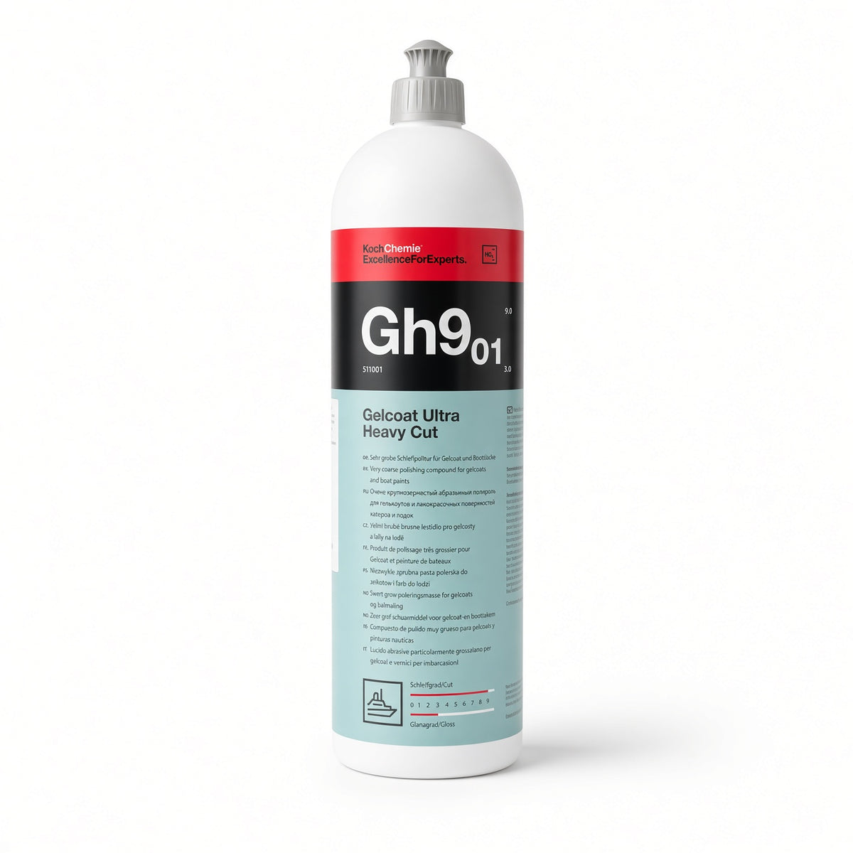 Koch Chemie Gelcoat Ultra Heavy Cut Ekstra Grov Marinepolermiddel