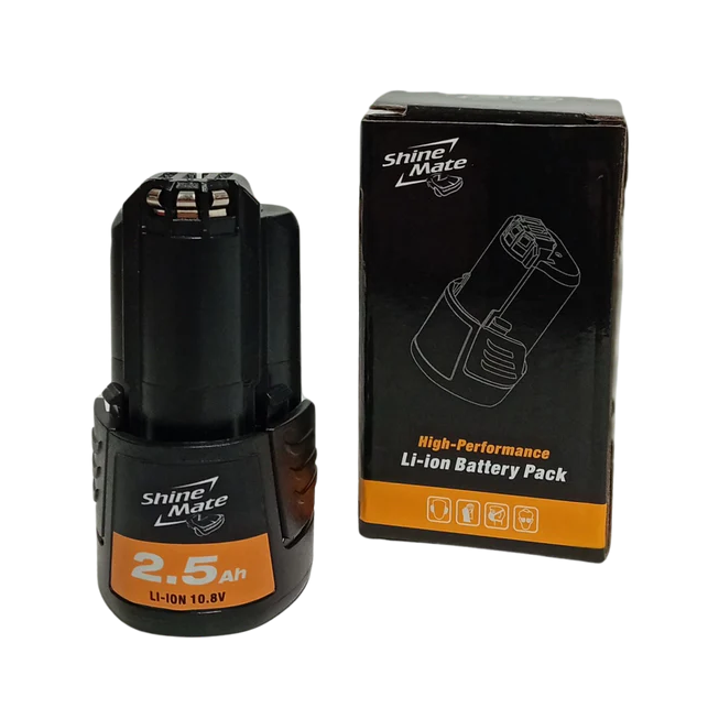 Shinemate Genopladeligt Li-ion Batteri 10.8V 2,5Ah