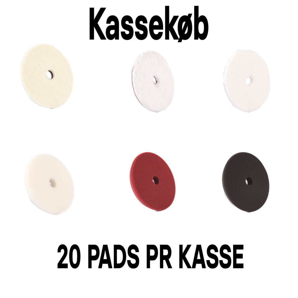Auto Glanz 6¨ (160 mm) Pads (20 stk)