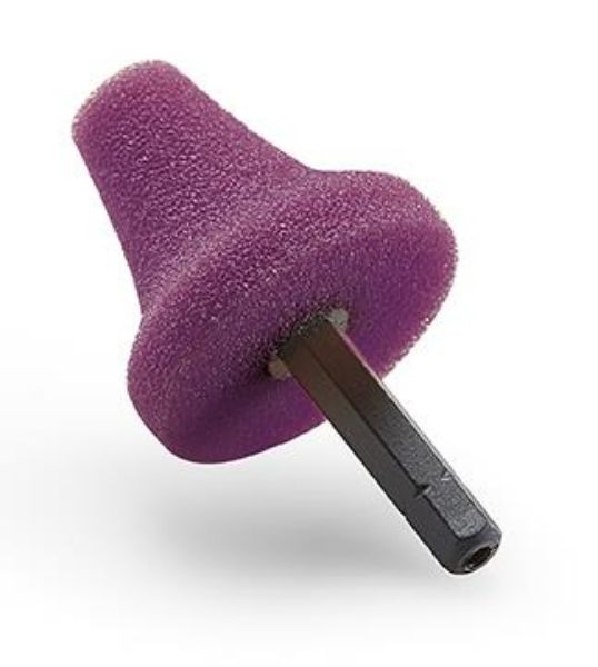 Flex Polersvamp Kegle Lilla PK-V 35 HEX (5 stk.)