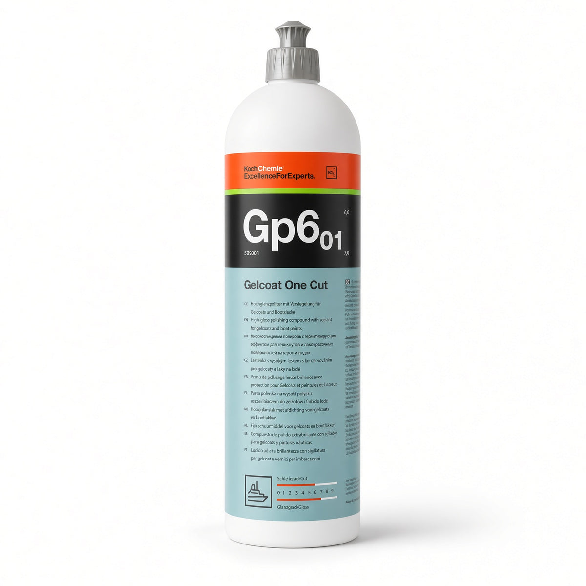 Koch Chemie Gelcoat One Cut 1-trins Marinepolermiddel Med Lakforsegler