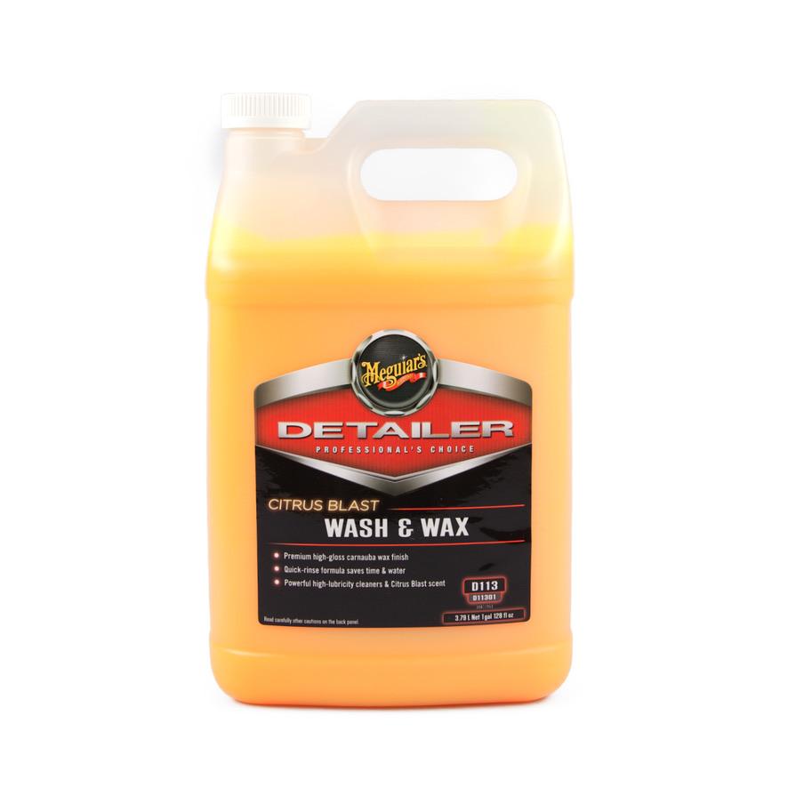 Meguiars Citrus Blast Wash and Wax Shampoo Med Voks(3,8 liter)