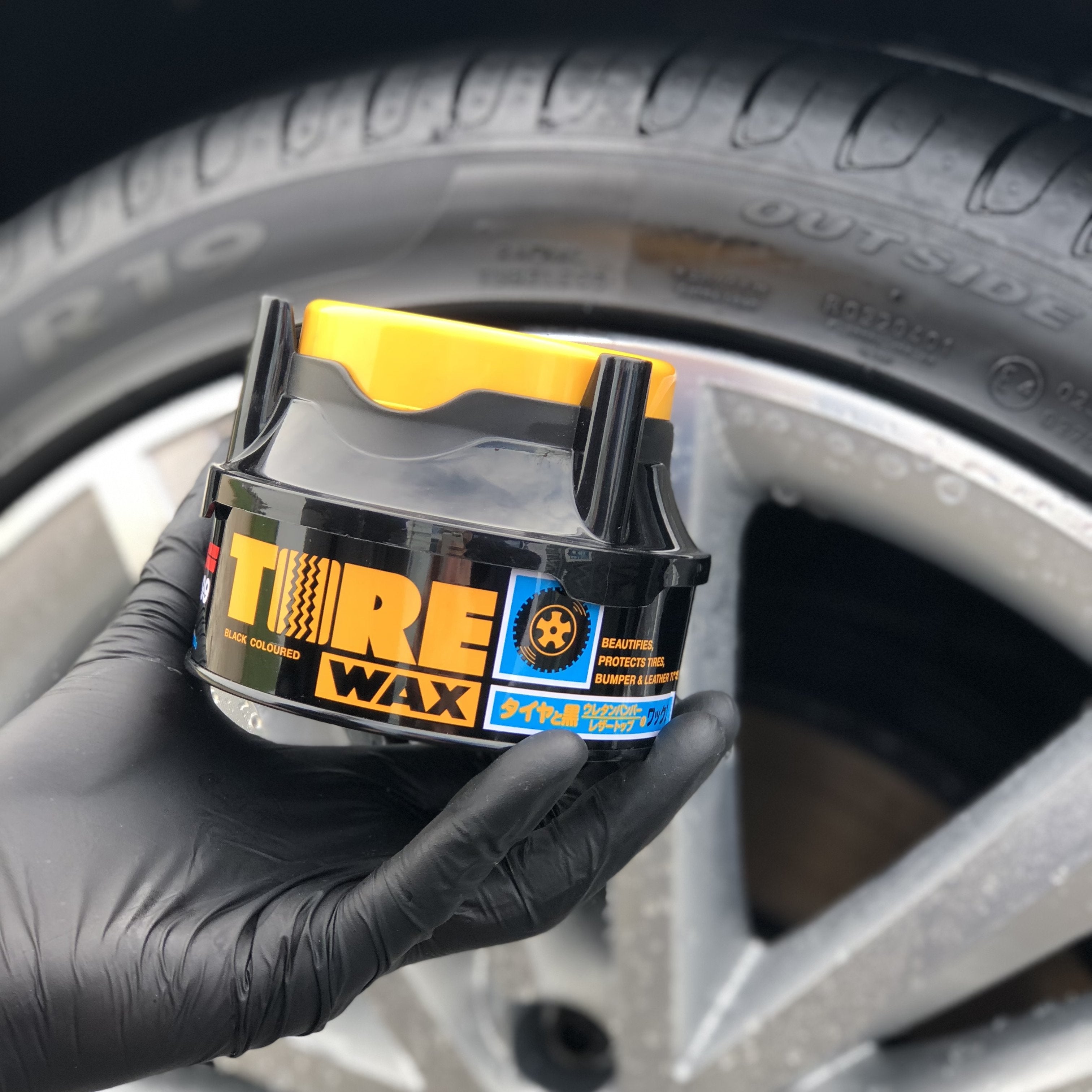 Soft99 Tire Black Wax Dækvoks Med Farvepigment