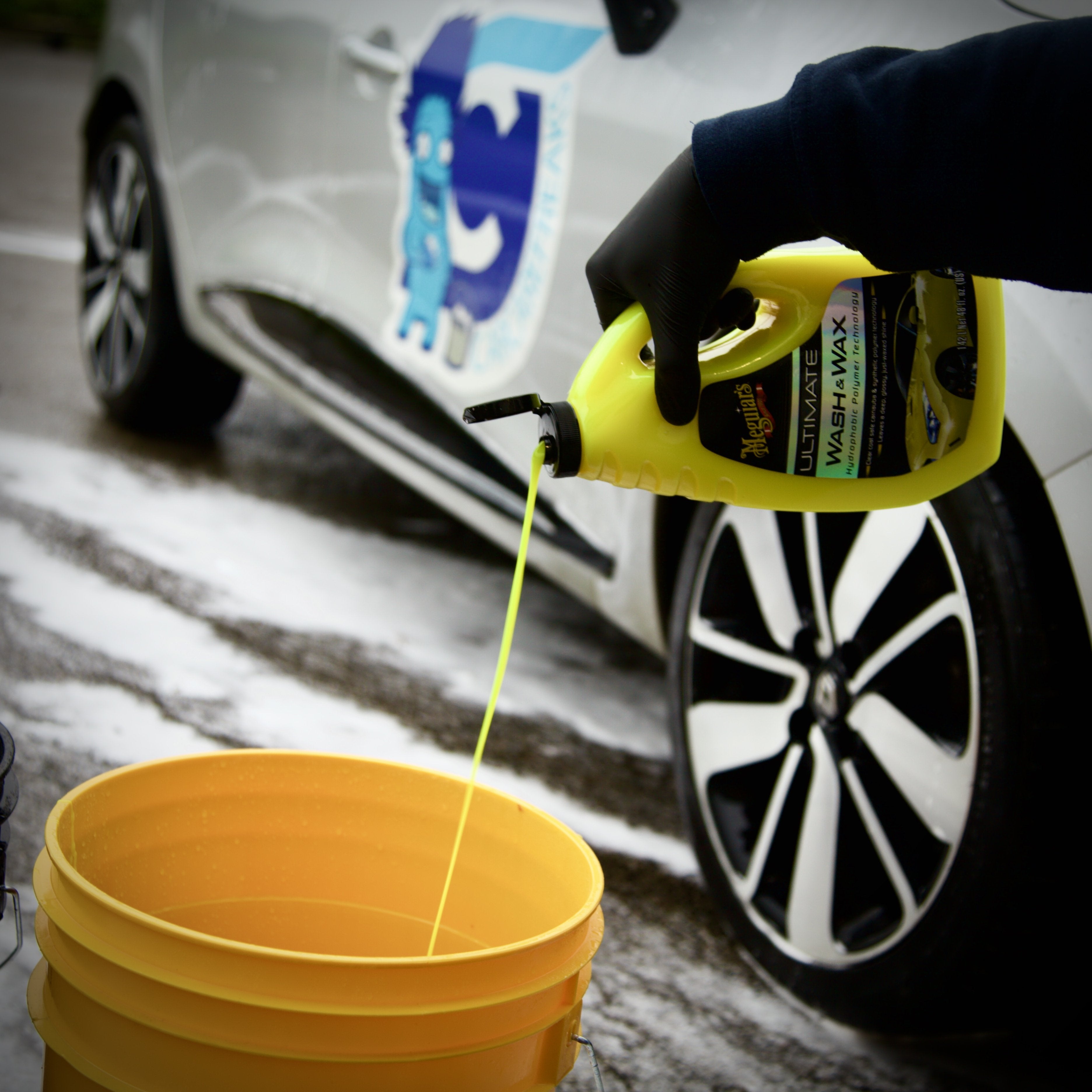 Meguiars Ultimate Wash & Wax Shampoo Med Voks