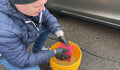 Bilvask i Frostvejr