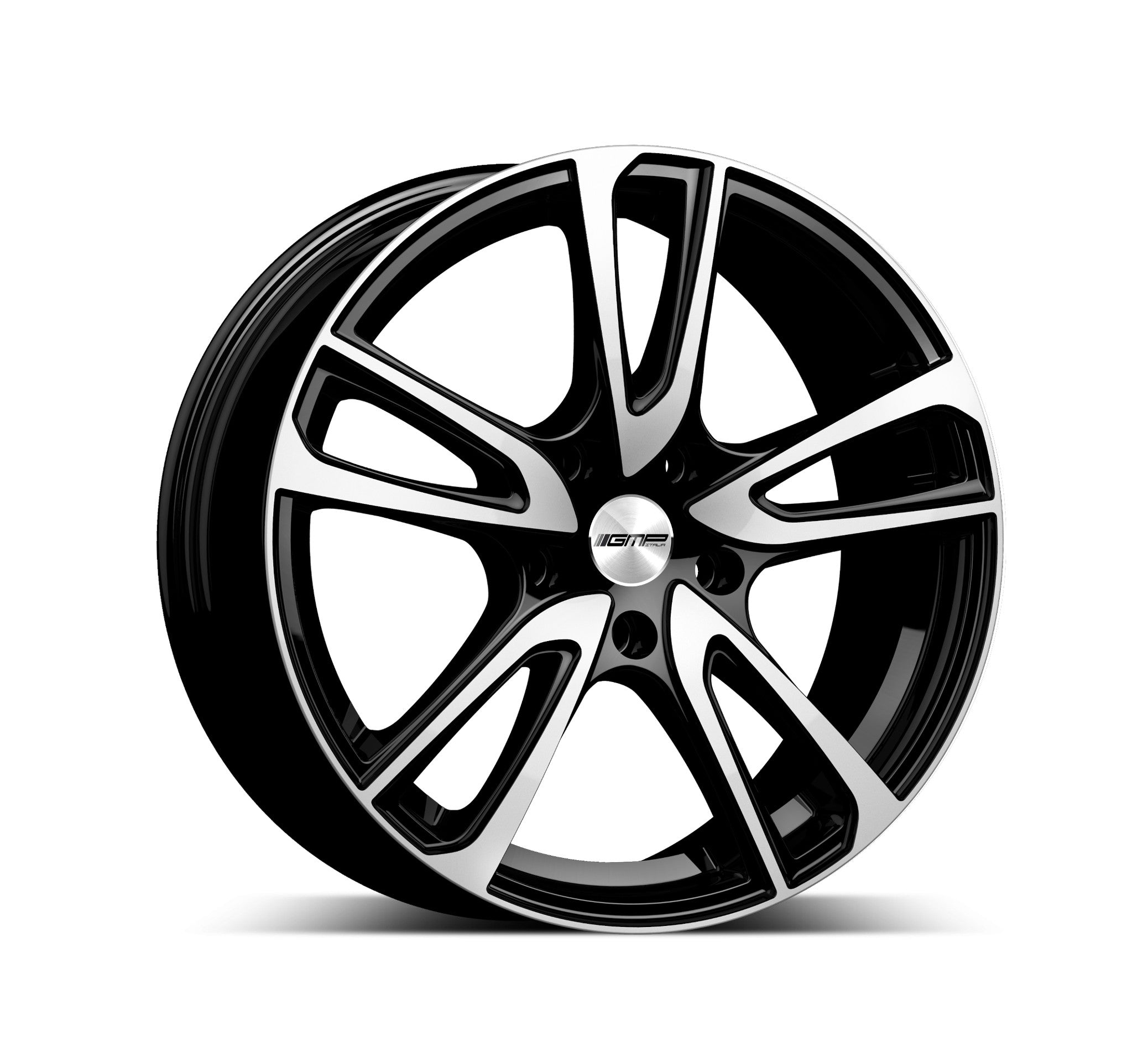 GMP Italia ASTRAL Alufælge 16" 4x108 ET16 – Poleret/sort (sæt á 4)