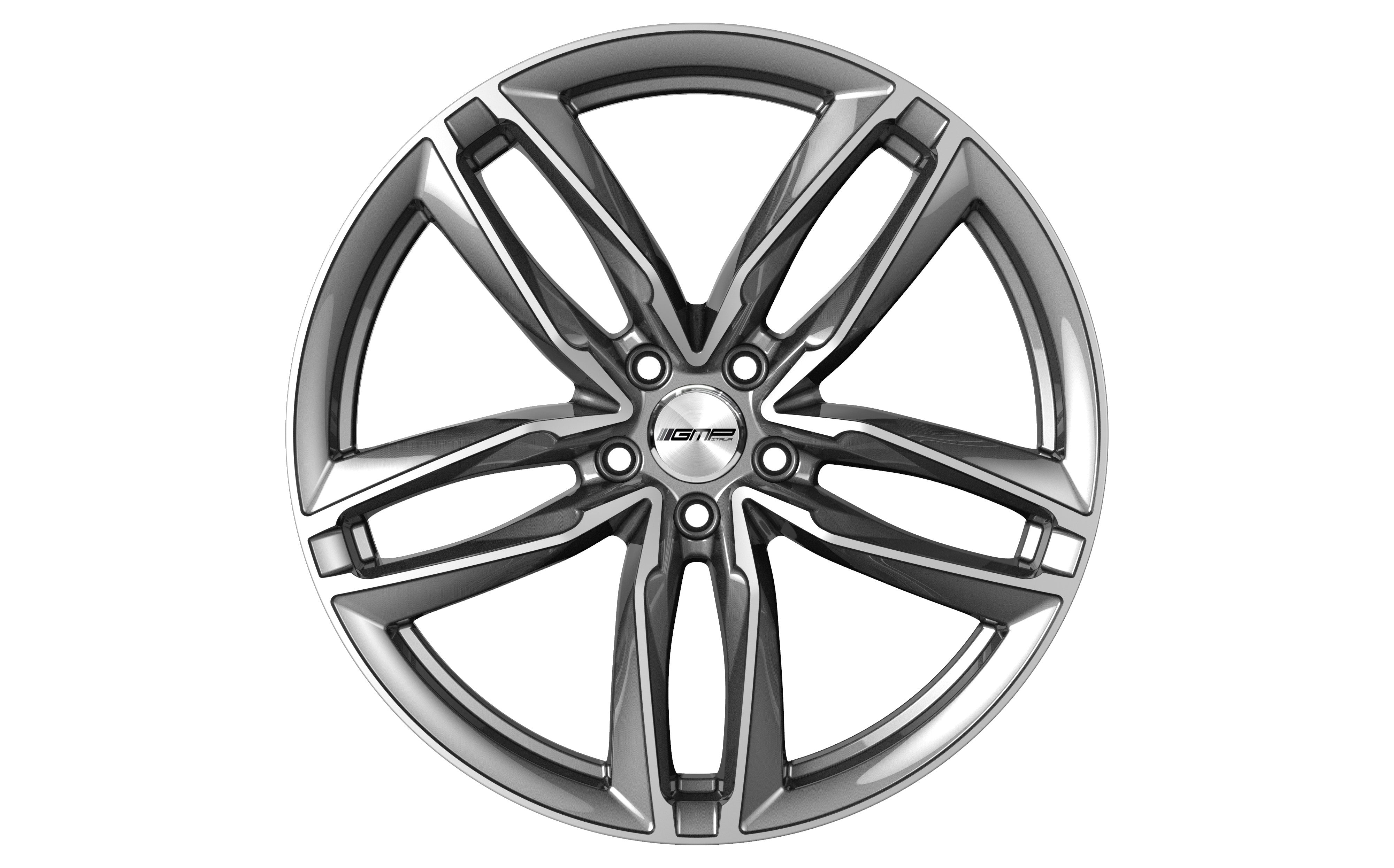 GMP Italia ATOM Alufælge 21" 5x112 ET30 – Poleret/grafit (sæt á 4)