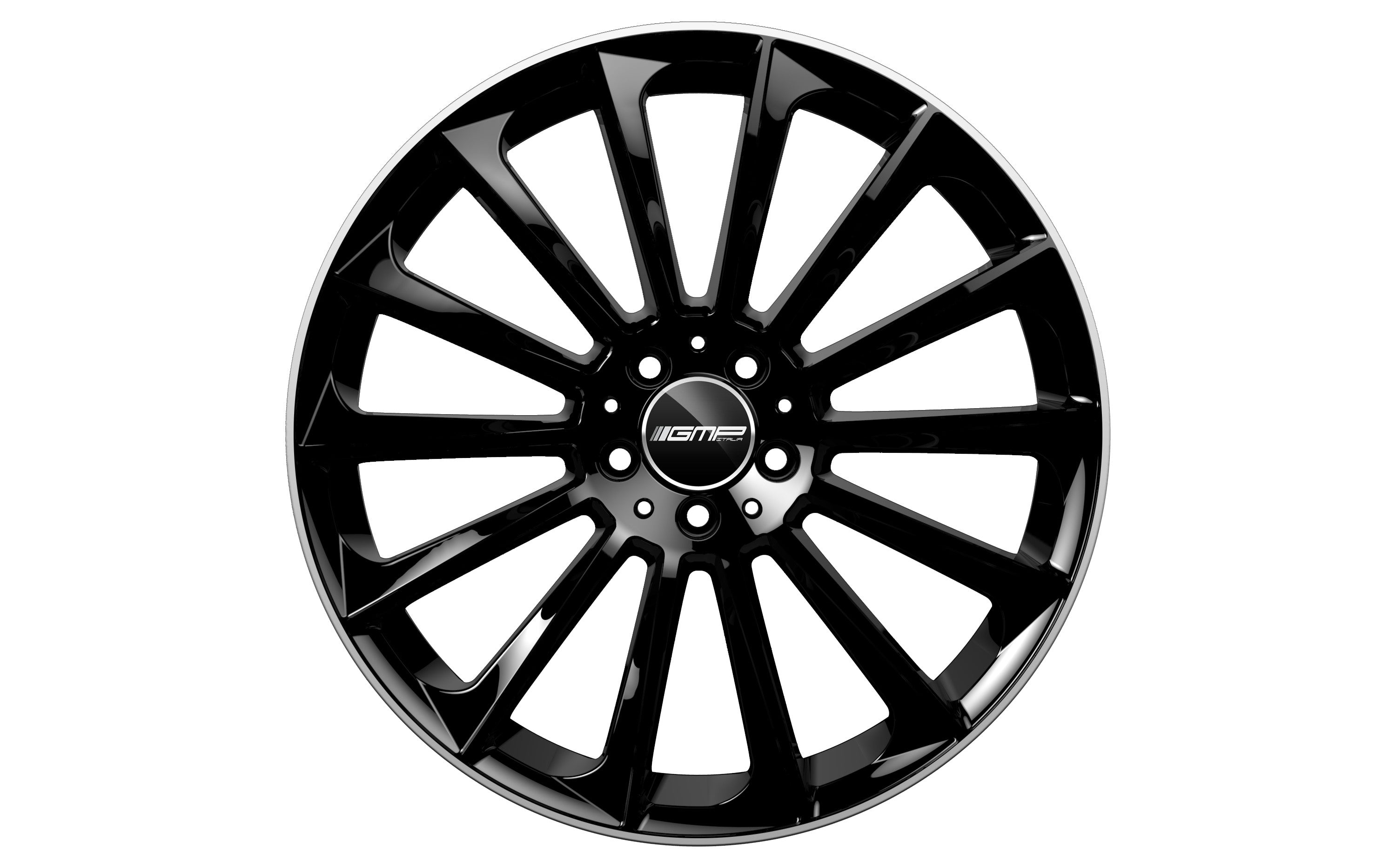 GMP Italia STELLAR Alufælge 21" 5x112 ET50 – Poleret/sort (sæt á 4)