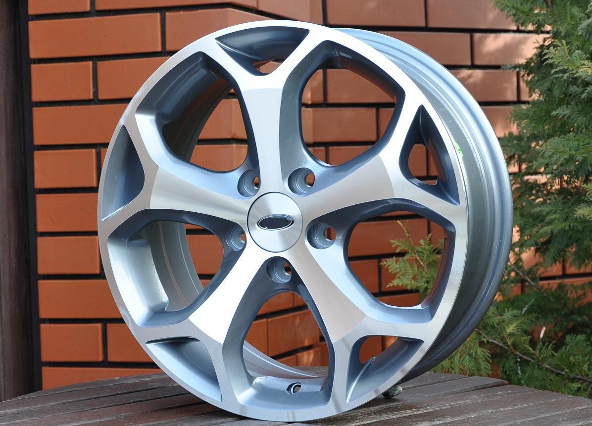 PDW 386 Alufælge 15" 4x108 ET47 – Poleret/grafit (sæt á 4)