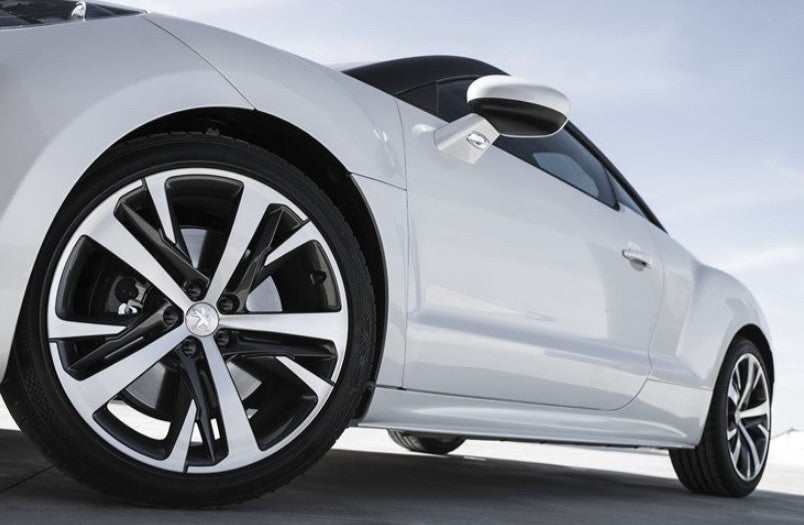 PDW 390 Alufælge 18" 5x108 ET42 – Poleret/sort (sæt á 4)