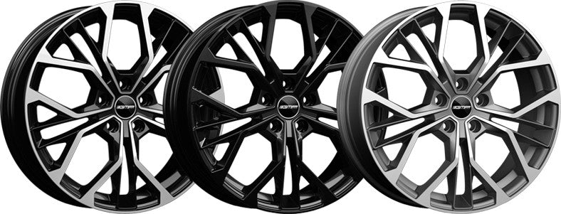 GMP Italia MATISSE Alufælge 17" 4x108 ET38 – Poleret/grafit mat (sæt á 4)