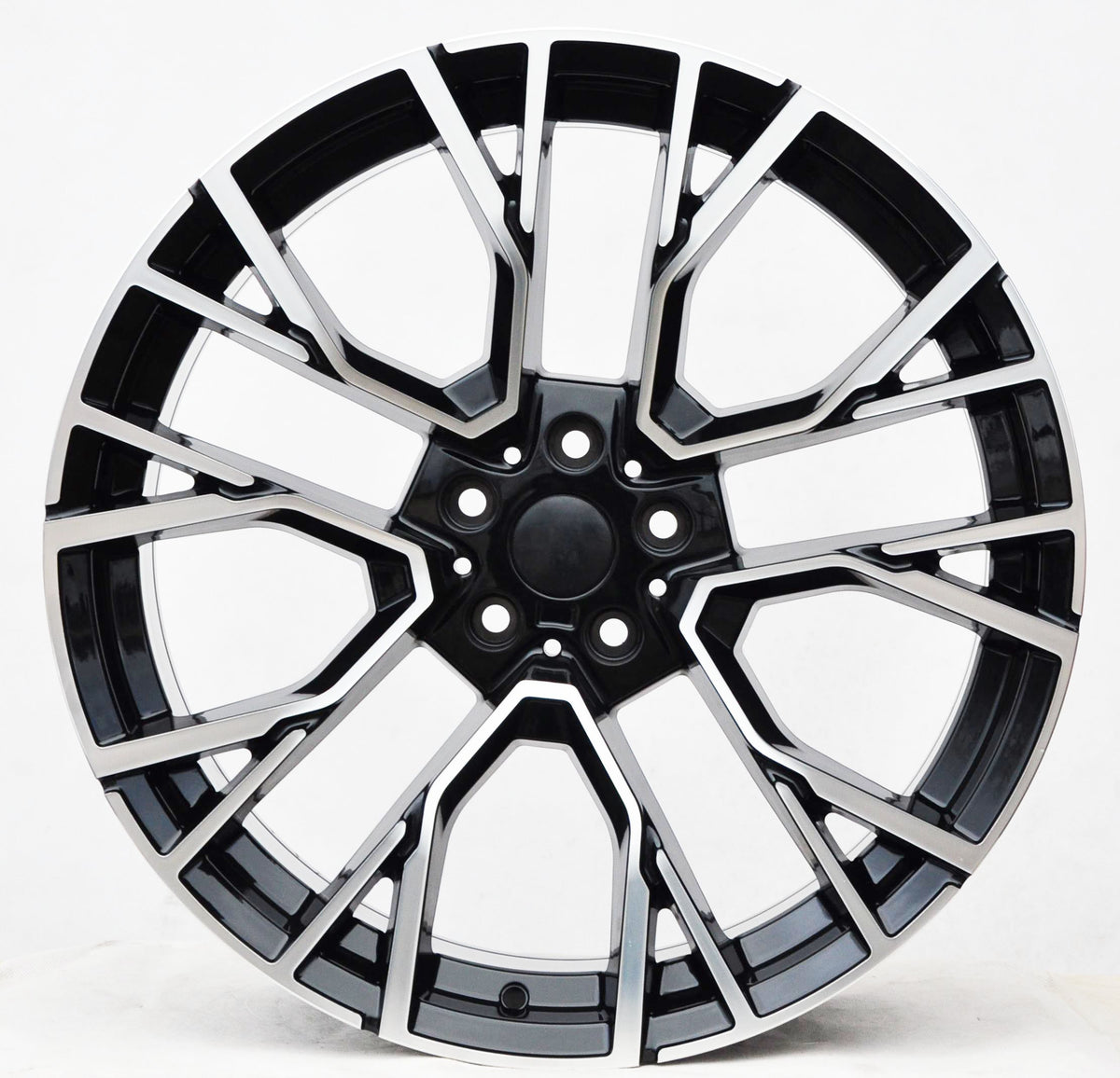 PDW 5769 Alufælge 20" 9/10,5J 5x112 ET35 – Poleret/sort pulverlakeret (sæt á 4)