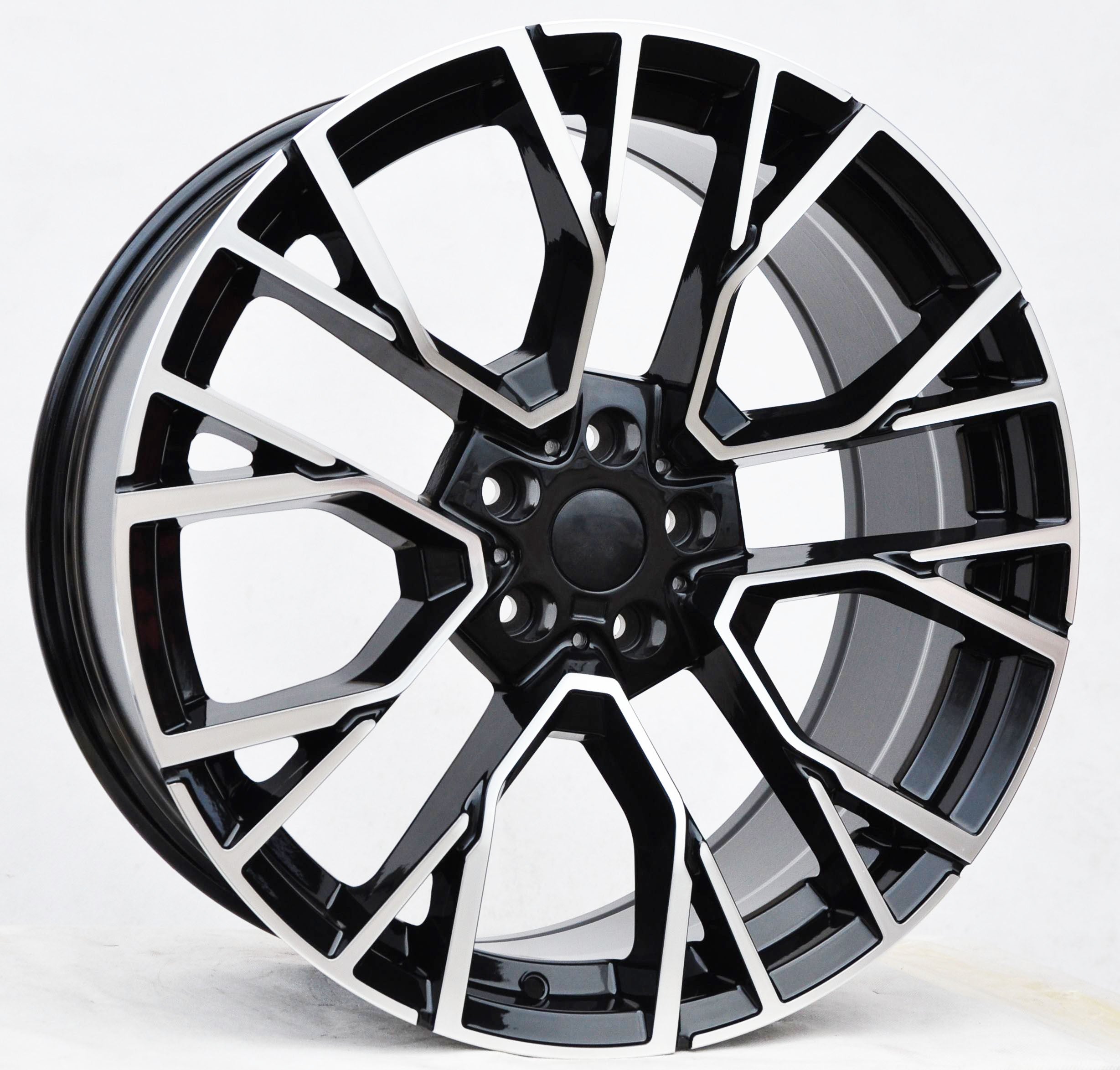 PDW 5769 Alufælge 20" 5x112 ET35 – Poleret/sort (sæt á 4)