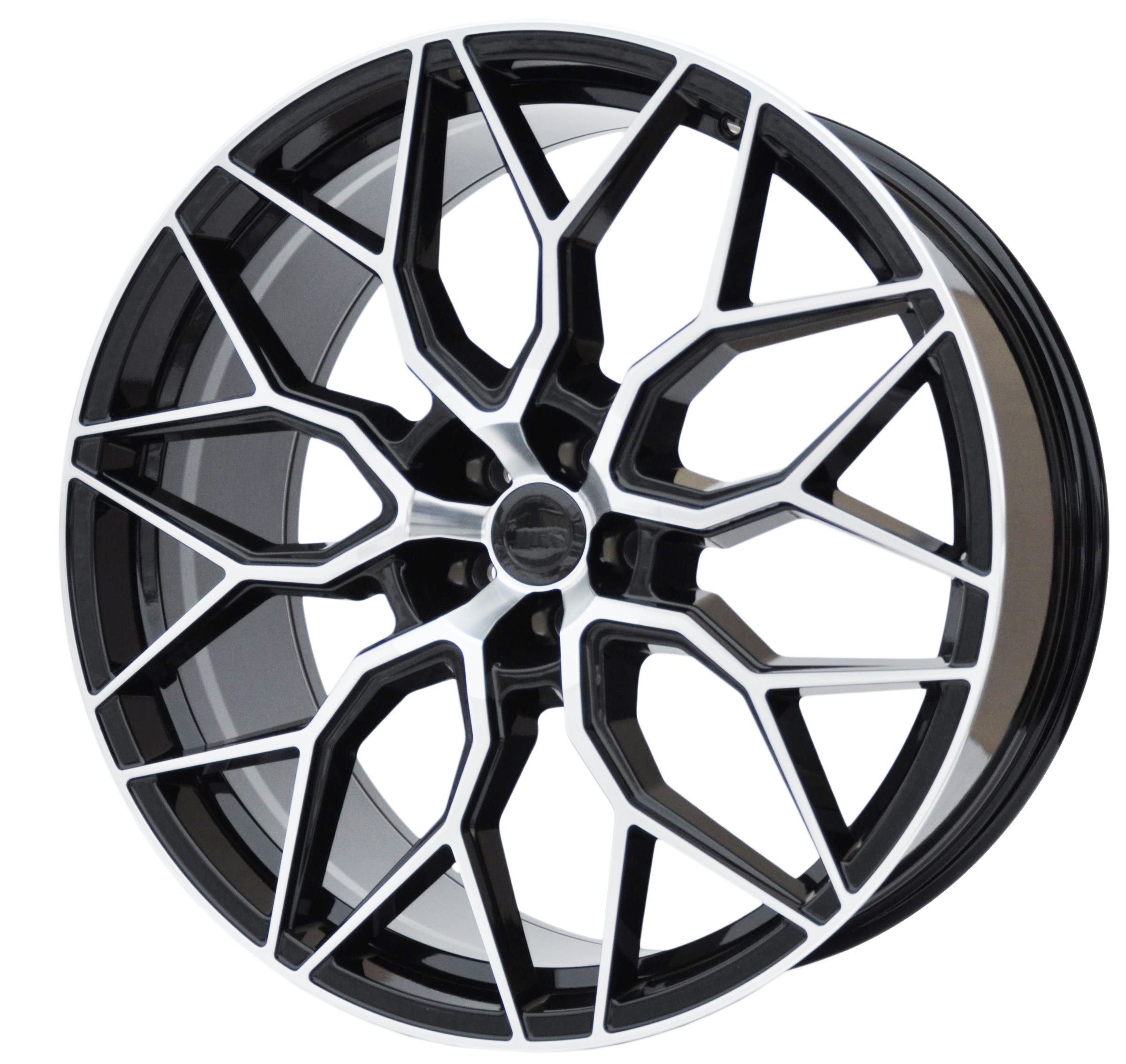 PDW 1604 Alufælge 23" 5x112 ET25 – Poleret/sort (sæt á 4)