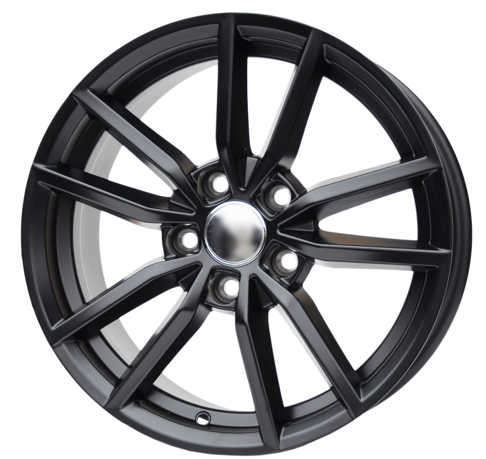 PDW FE03/864 Alufælge 16" 5x112 ET42 – Sort (sæt á 4)