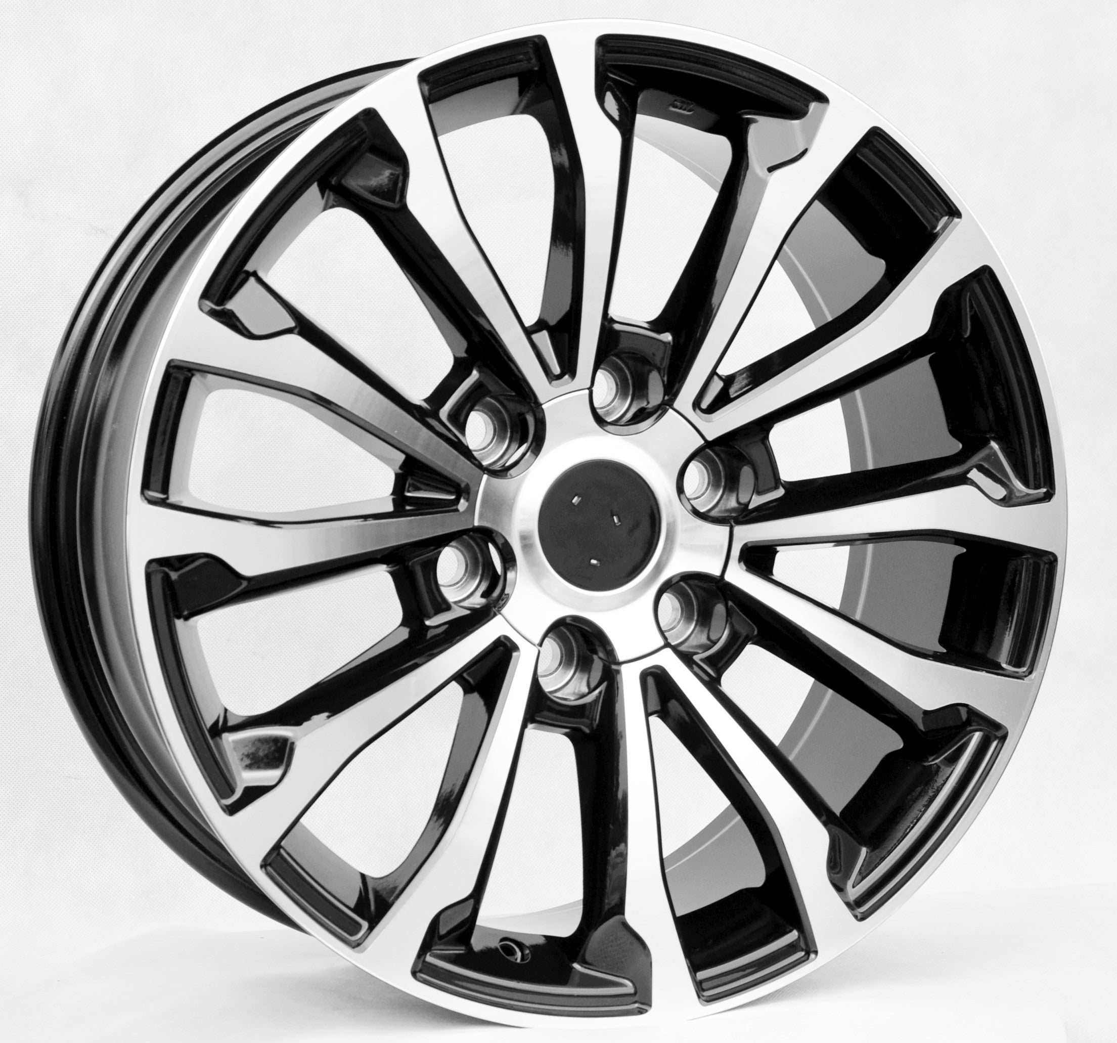 PDW 203 Alufælge 19" 6x139.7 ET25 – Poleret/sort (sæt á 4)