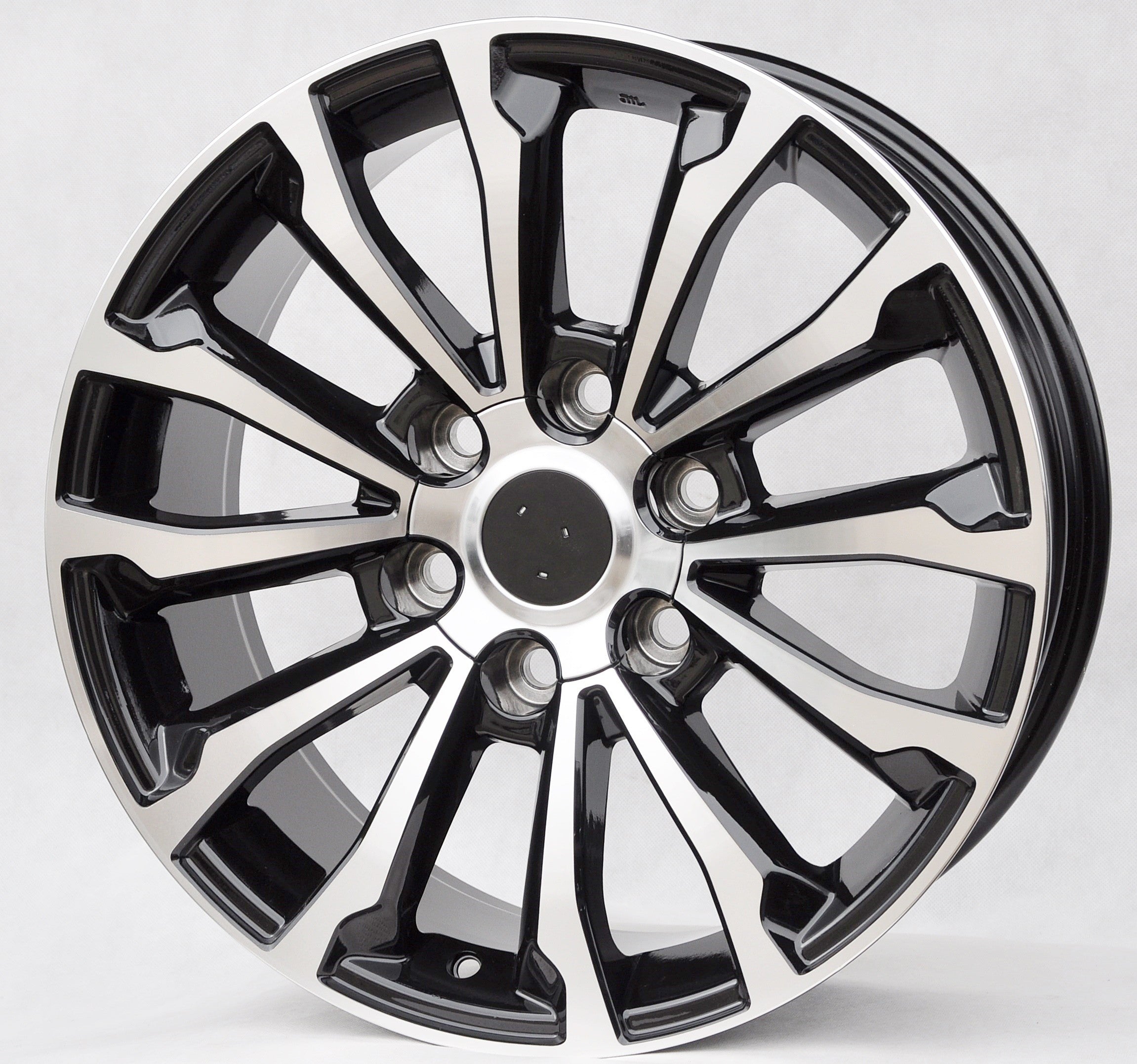 PDW 203 Alufælge 19" 6x139.7 ET25 – Poleret/sort (sæt á 4)