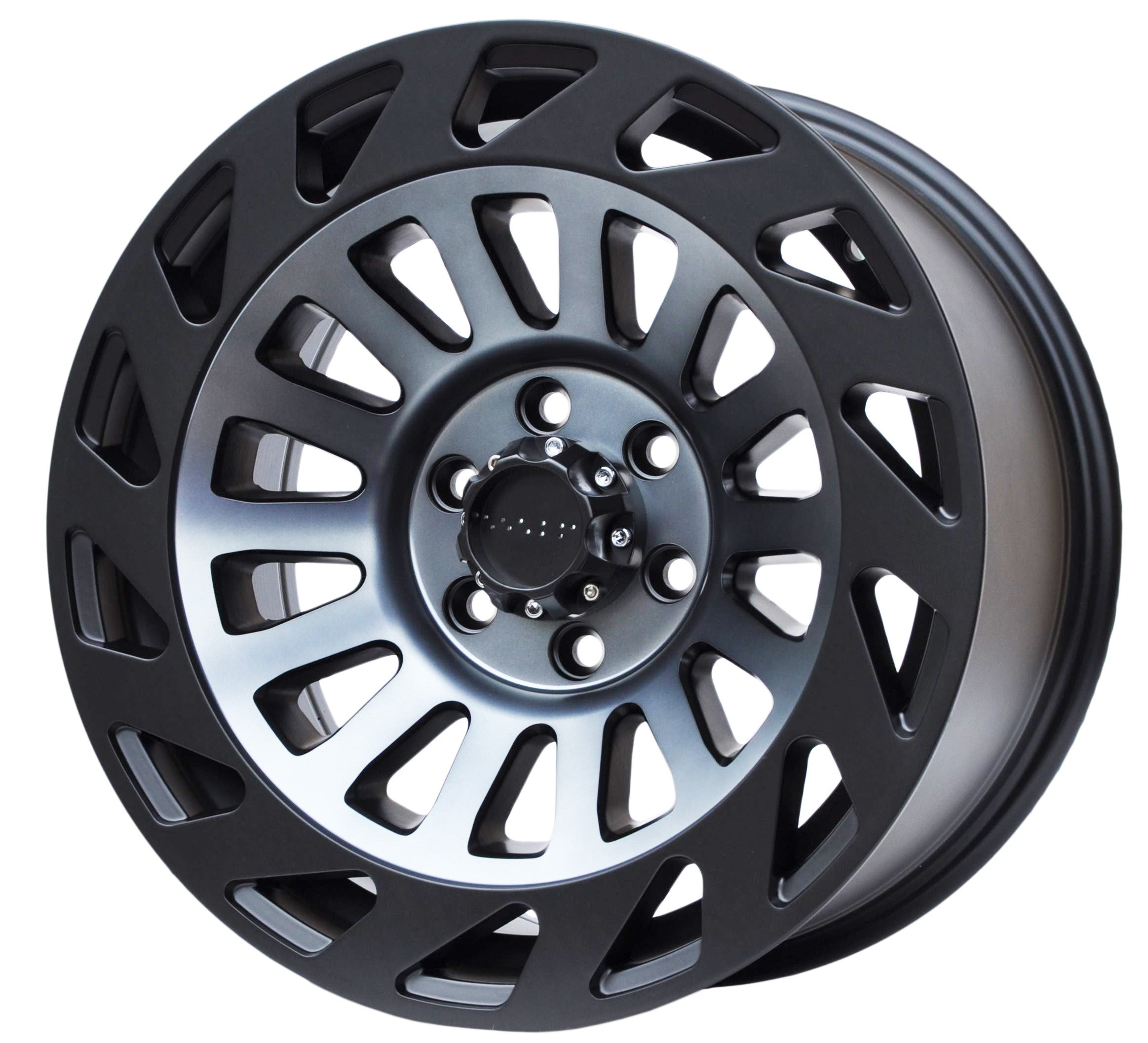 Toro Corsa 1006 Alufælge 17" 6x120 ET20 – Poleret/sort (sæt á 4)