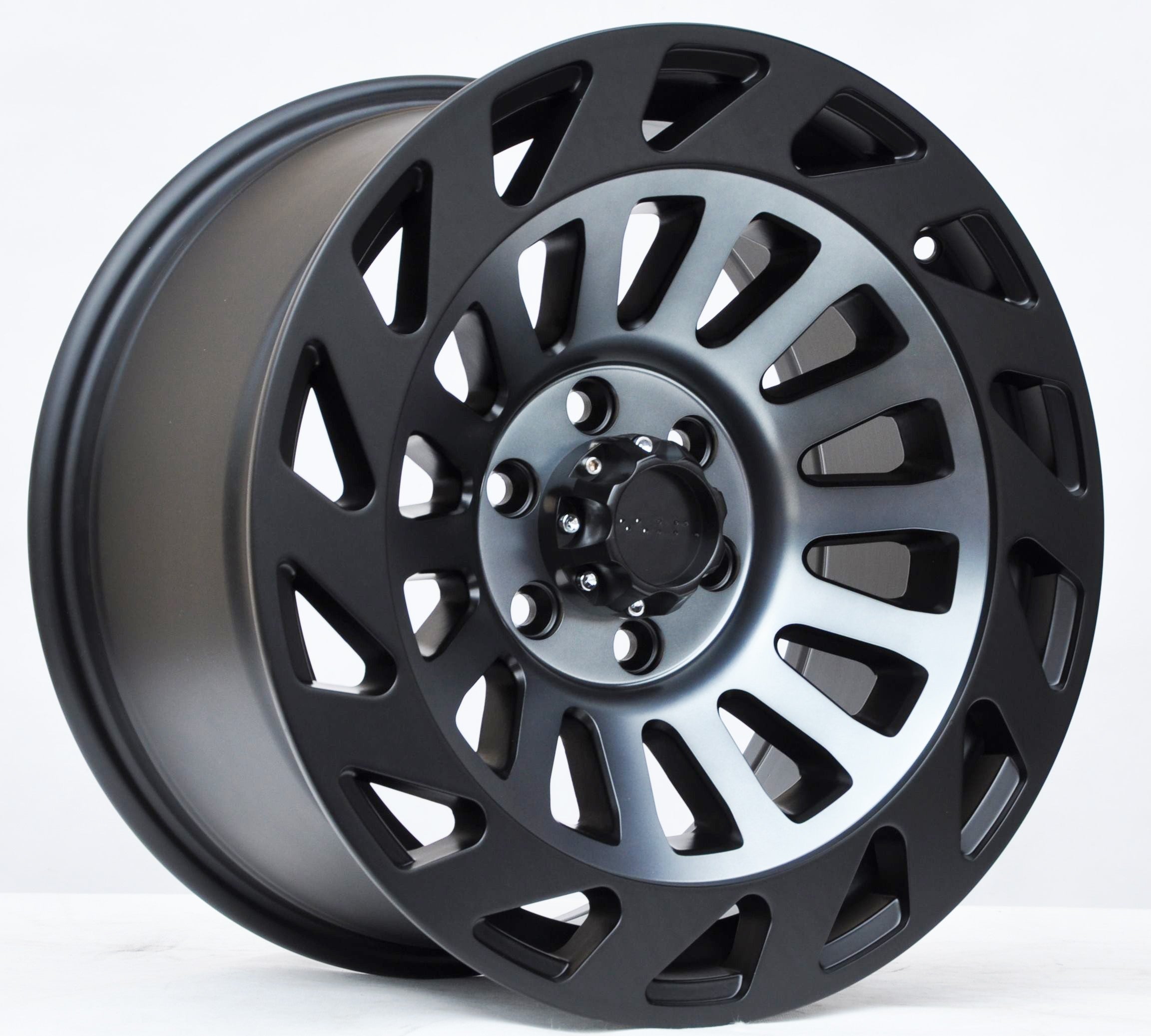 Toro Corsa 1006 Alufælge 17" 6x120 ET20 – Poleret/sort (sæt á 4)