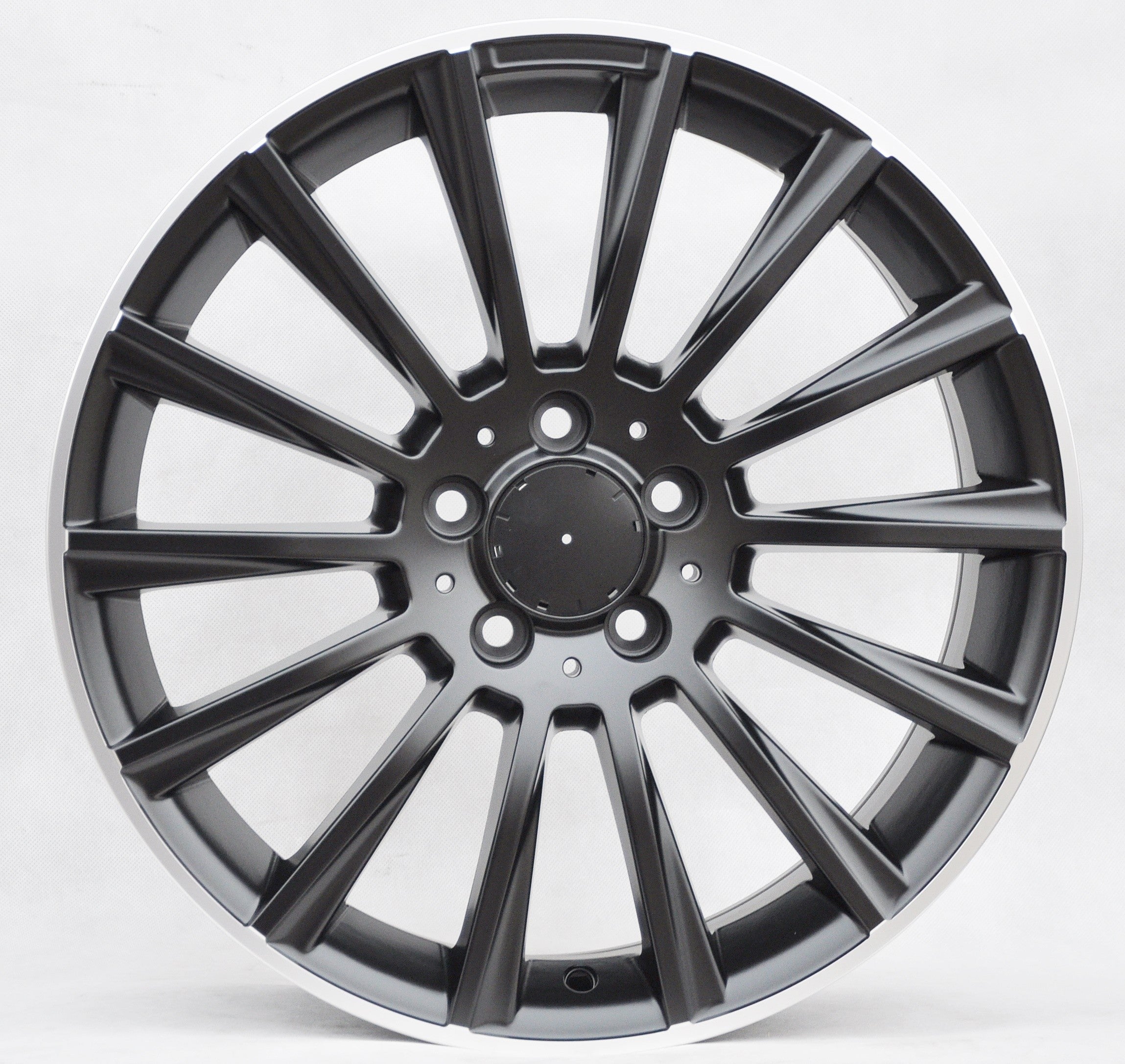 PDW 1048/5482 Alufælge 18" 5x112 ET44 – Poleret/sort mat (sæt á 4)
