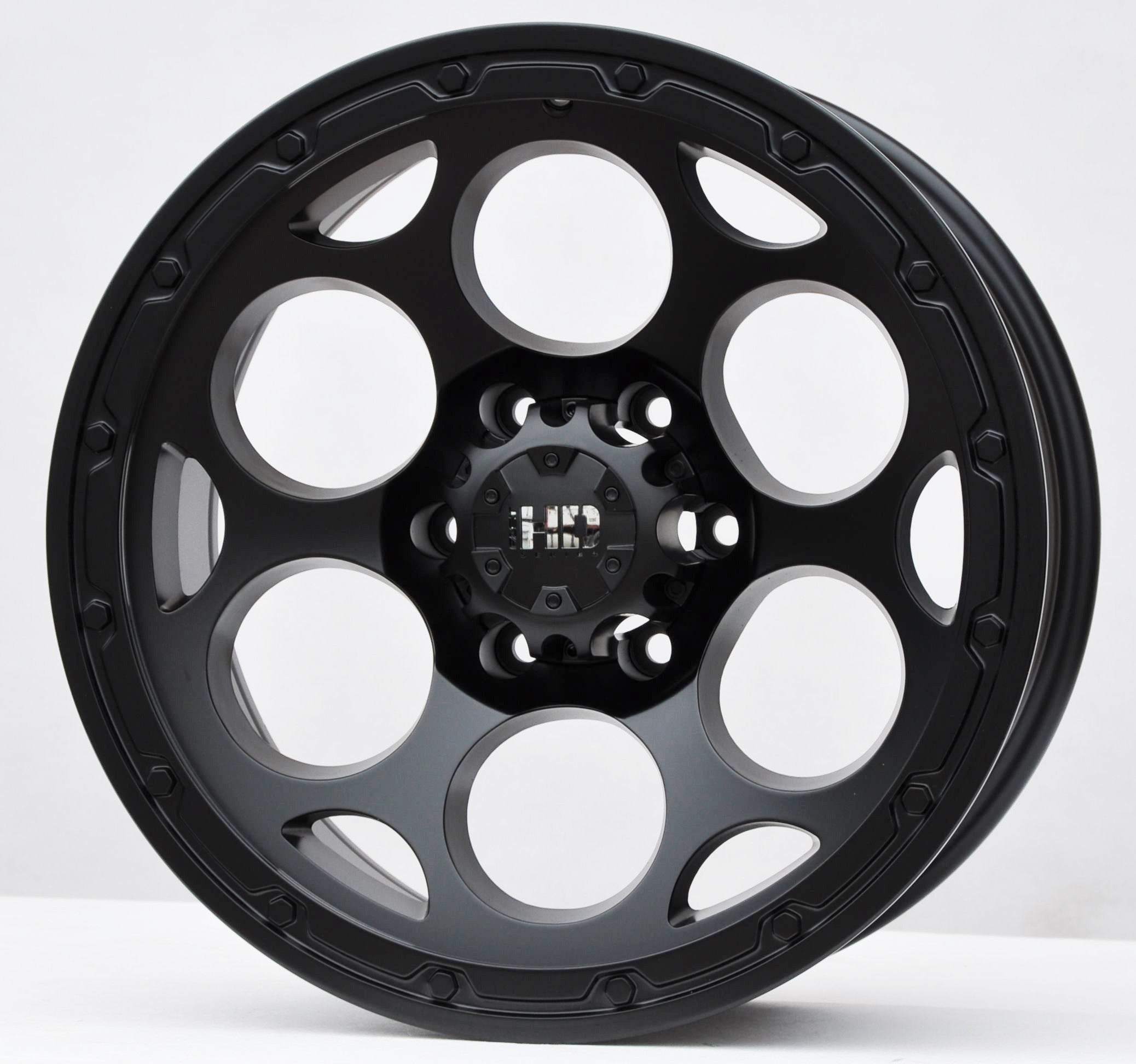 PDW 5748 Alufælge 18" 6x139.7 ET-20 – Sort (sæt á 4)