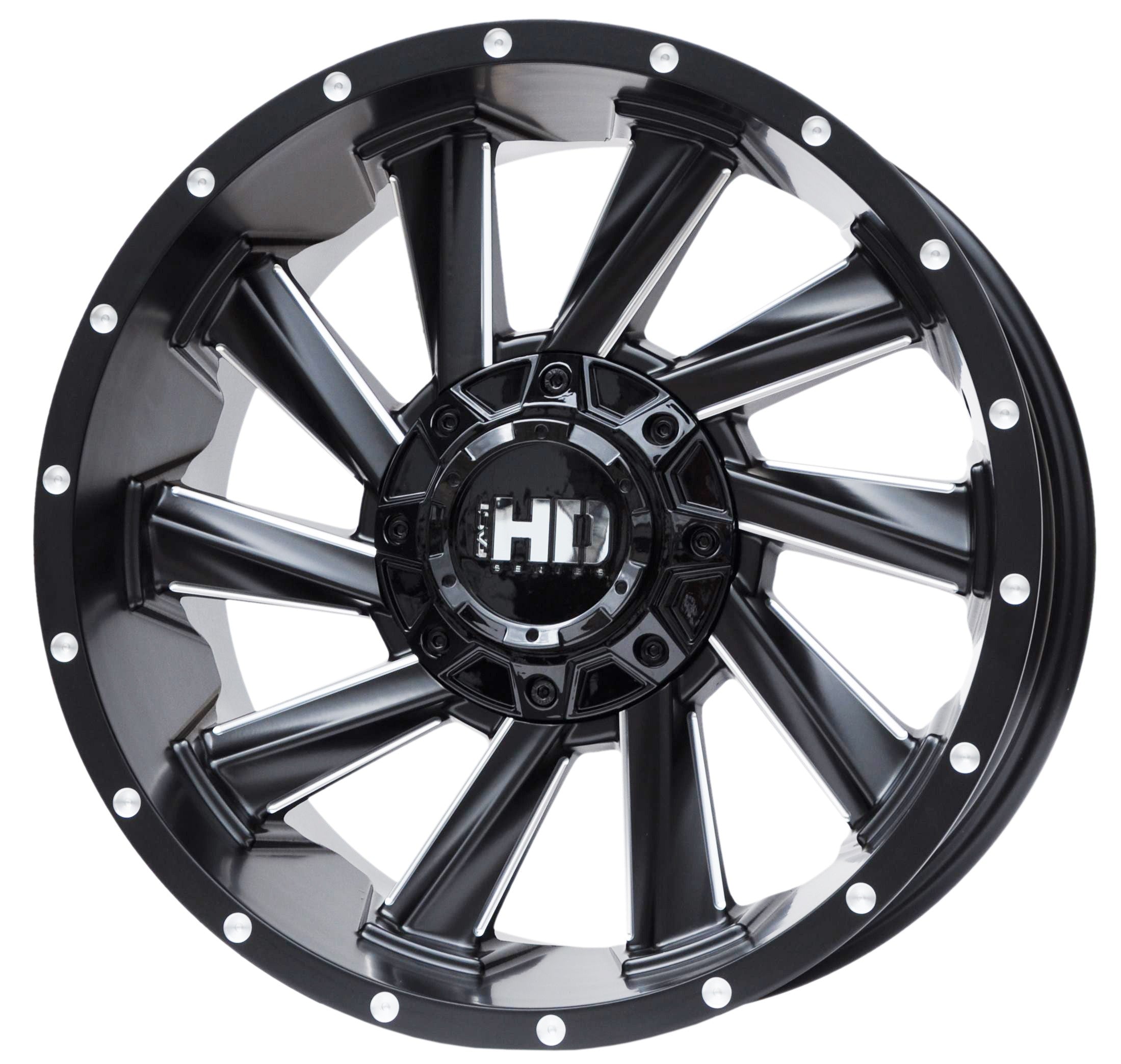PDW 1323 Alufælge 18" 6x139.7 ET0 – Sort (sæt á 4)