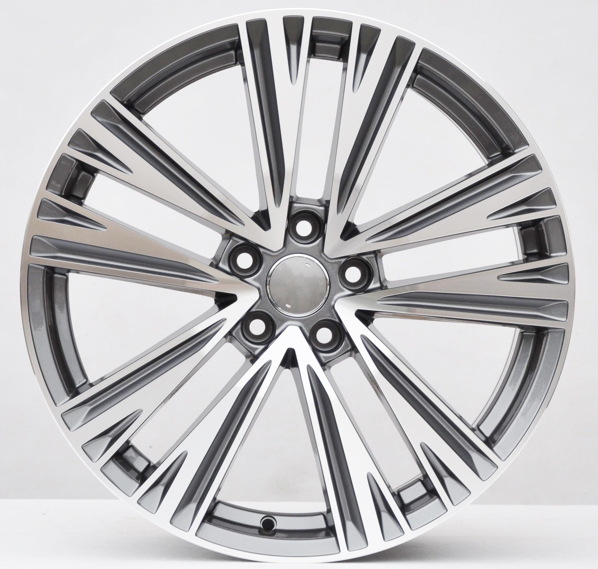 PDW 1424 Alufælge 19" 5x112 ET40 – Poleret/grafit (sæt á 4)