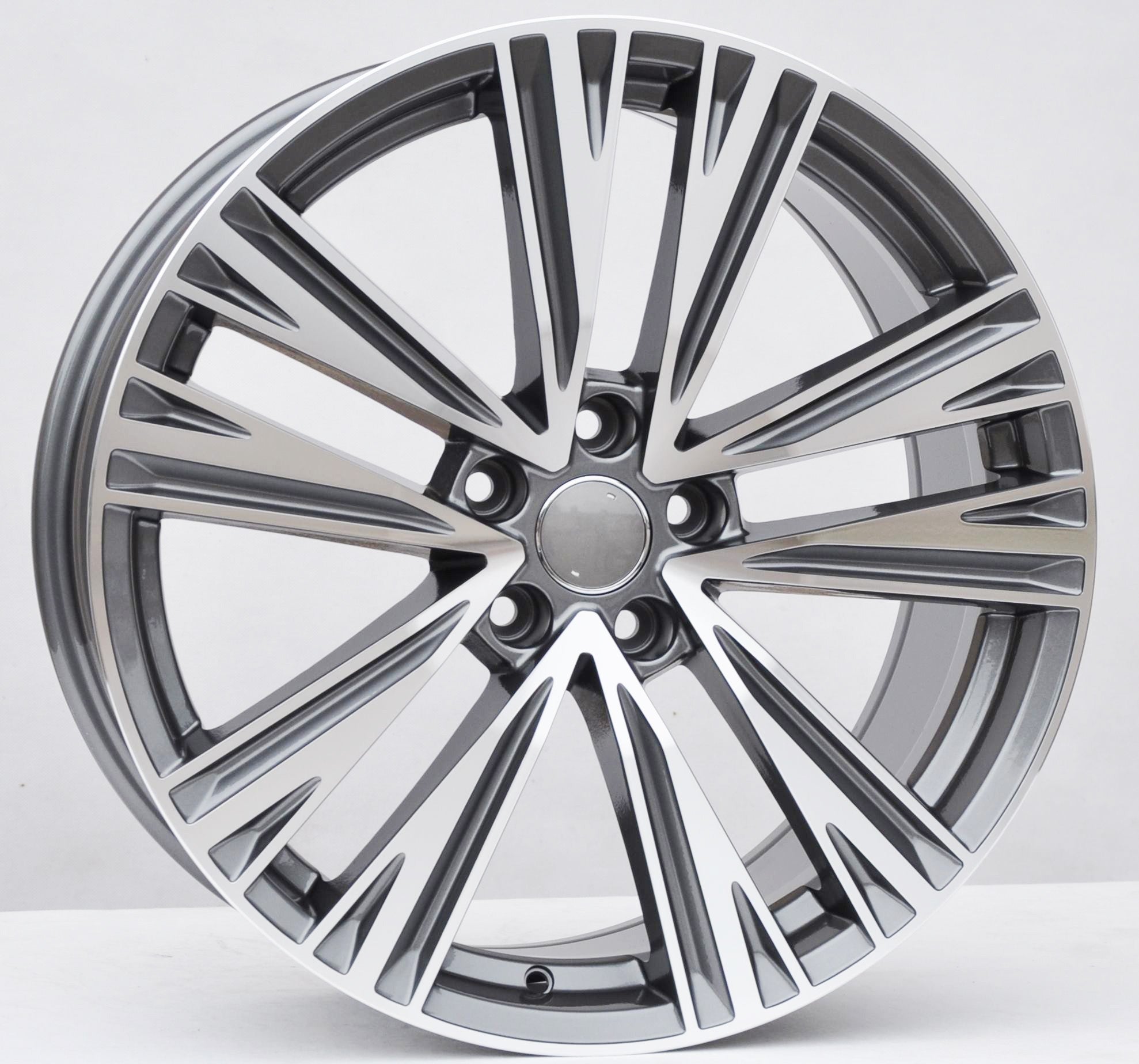 PDW 1424 Alufælge 19" 5x112 ET40 – Poleret/grafit (sæt á 4)