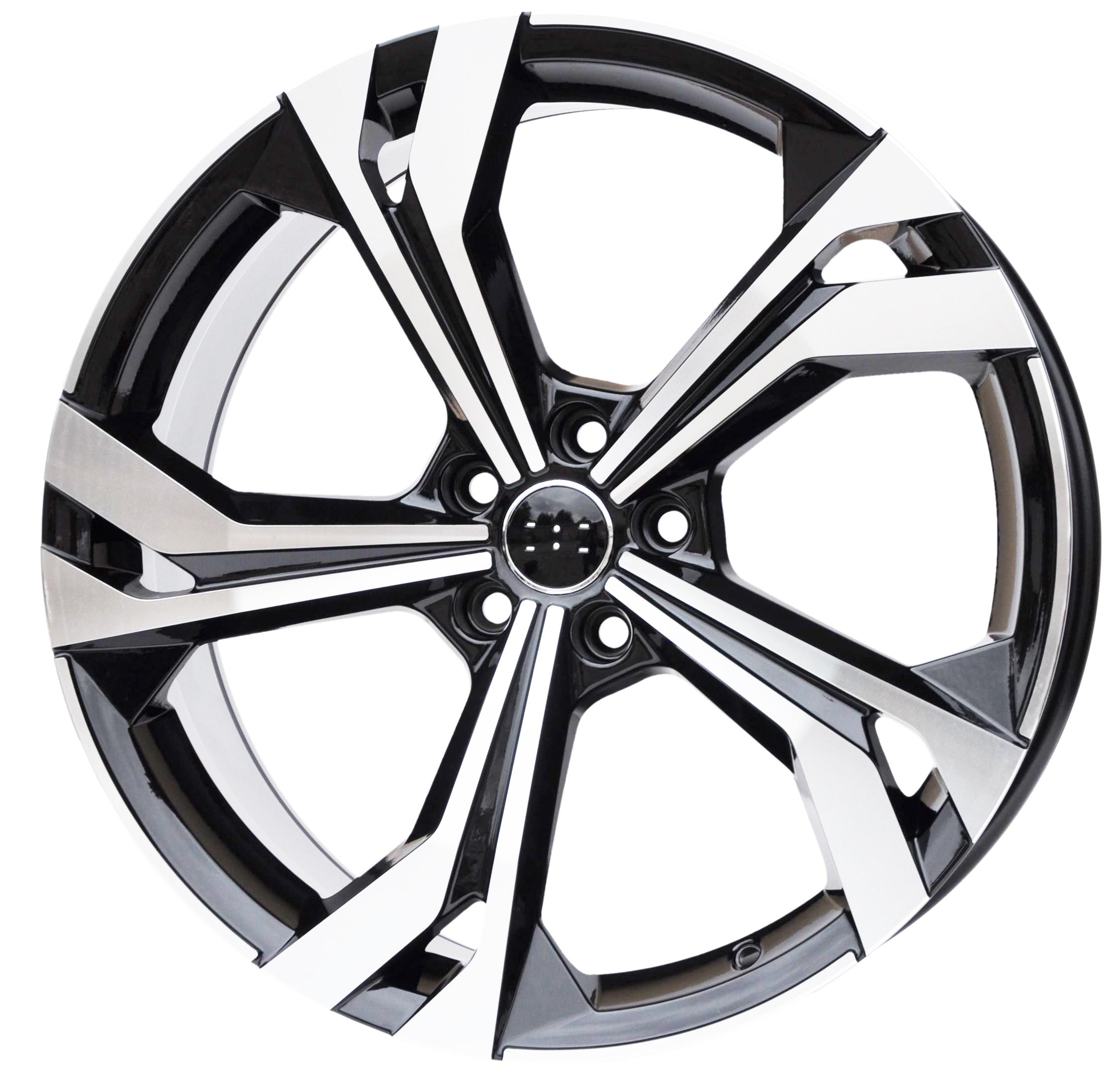 PDW 5873 Alufælge 20" 5x112 ET36 – Poleret/sort (sæt á 4)