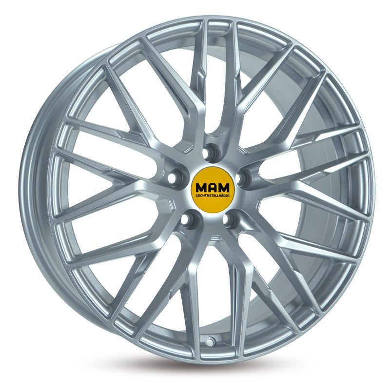 MAM RS4 Alufælge 18" 5x120 ET35 – Sølv (sæt á 4)