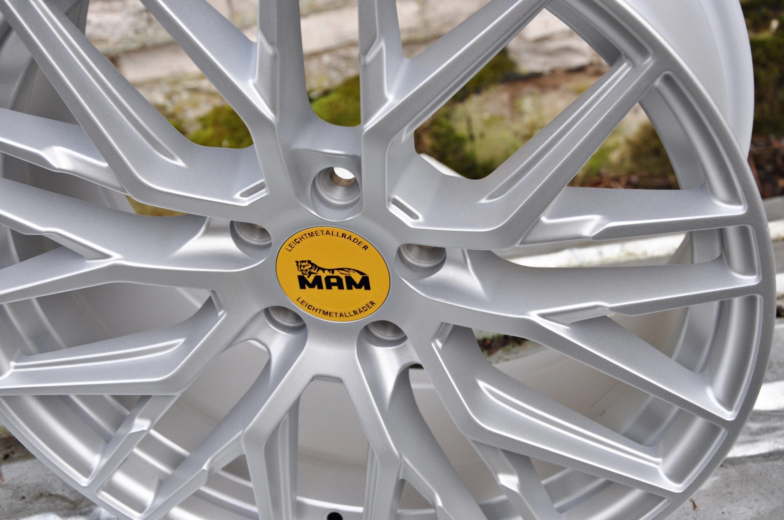 MAM RS4 Alufælge 18" 5x120 ET35 – Sølv (sæt á 4)