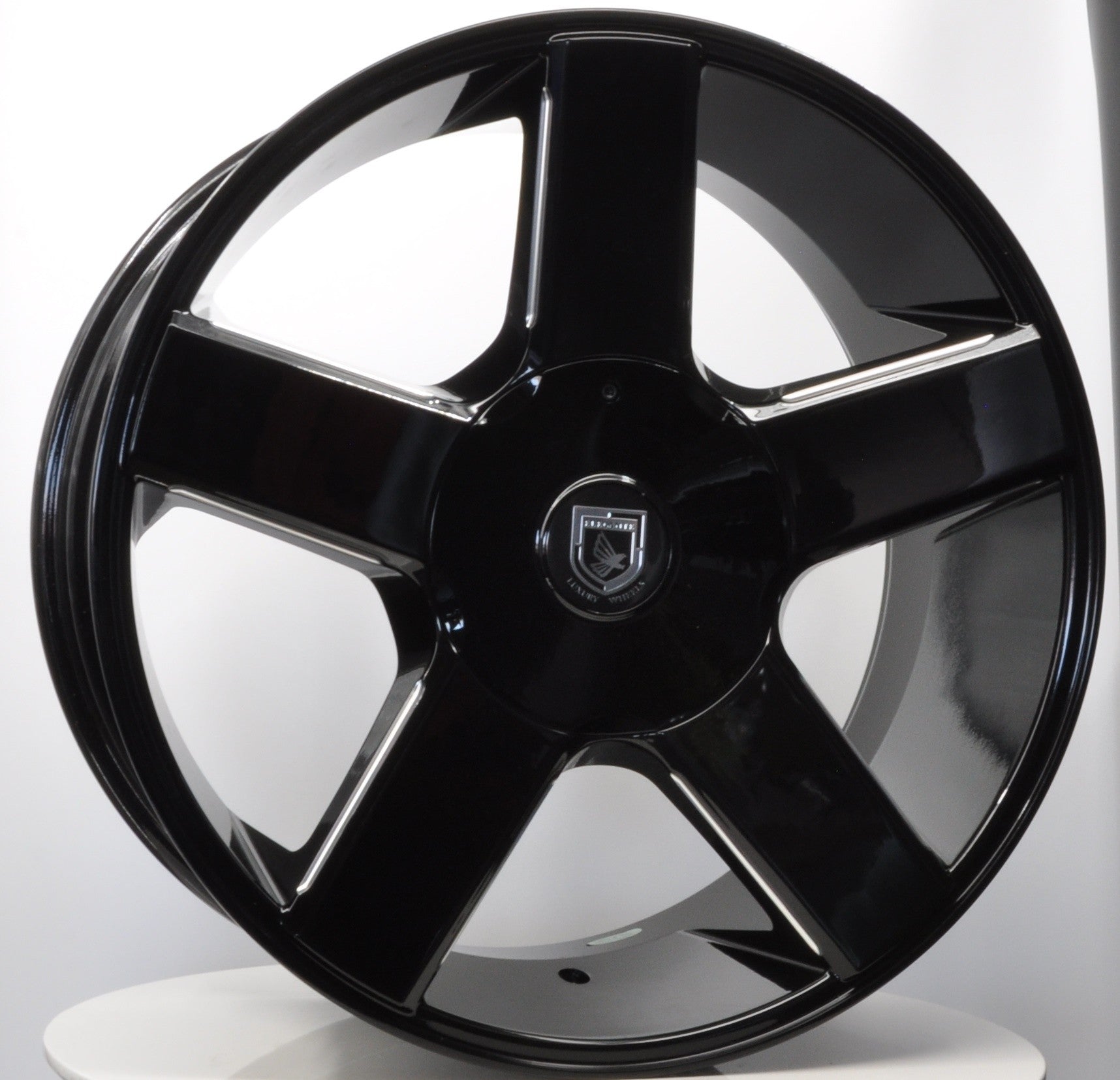 PDW 5452 Alufælge 22" 8x165.1 ET-12 – Sort (sæt á 4)