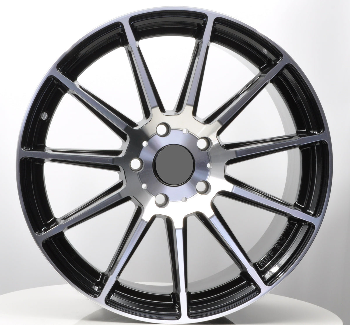 PDW 1465 Alufælge 18" 8,5J 5x120 ET35 – Poleret/sort (sæt á 4)