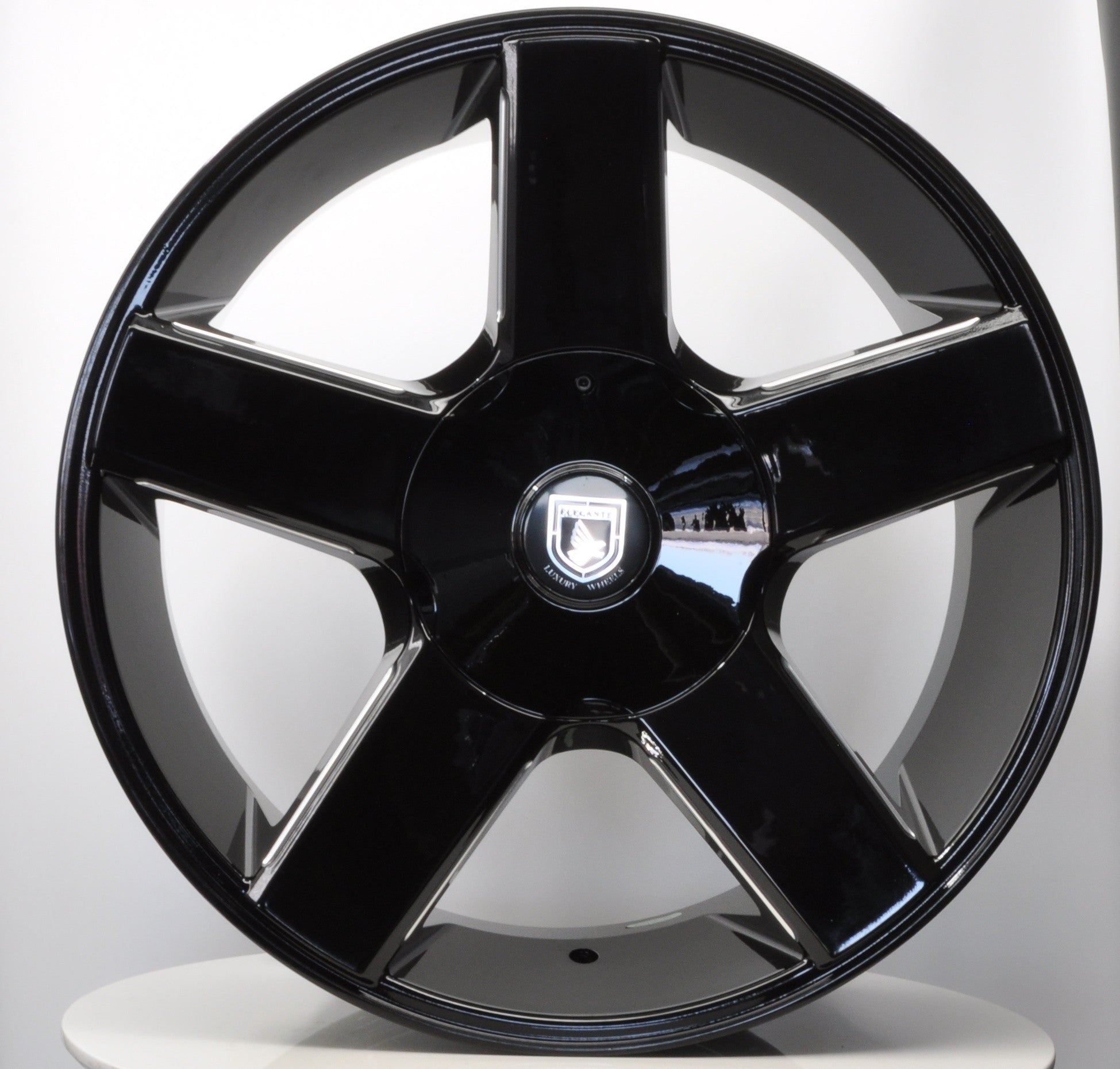 PDW 5452 Alufælge 22" 8x180 ET-12 – Sort (sæt á 4)