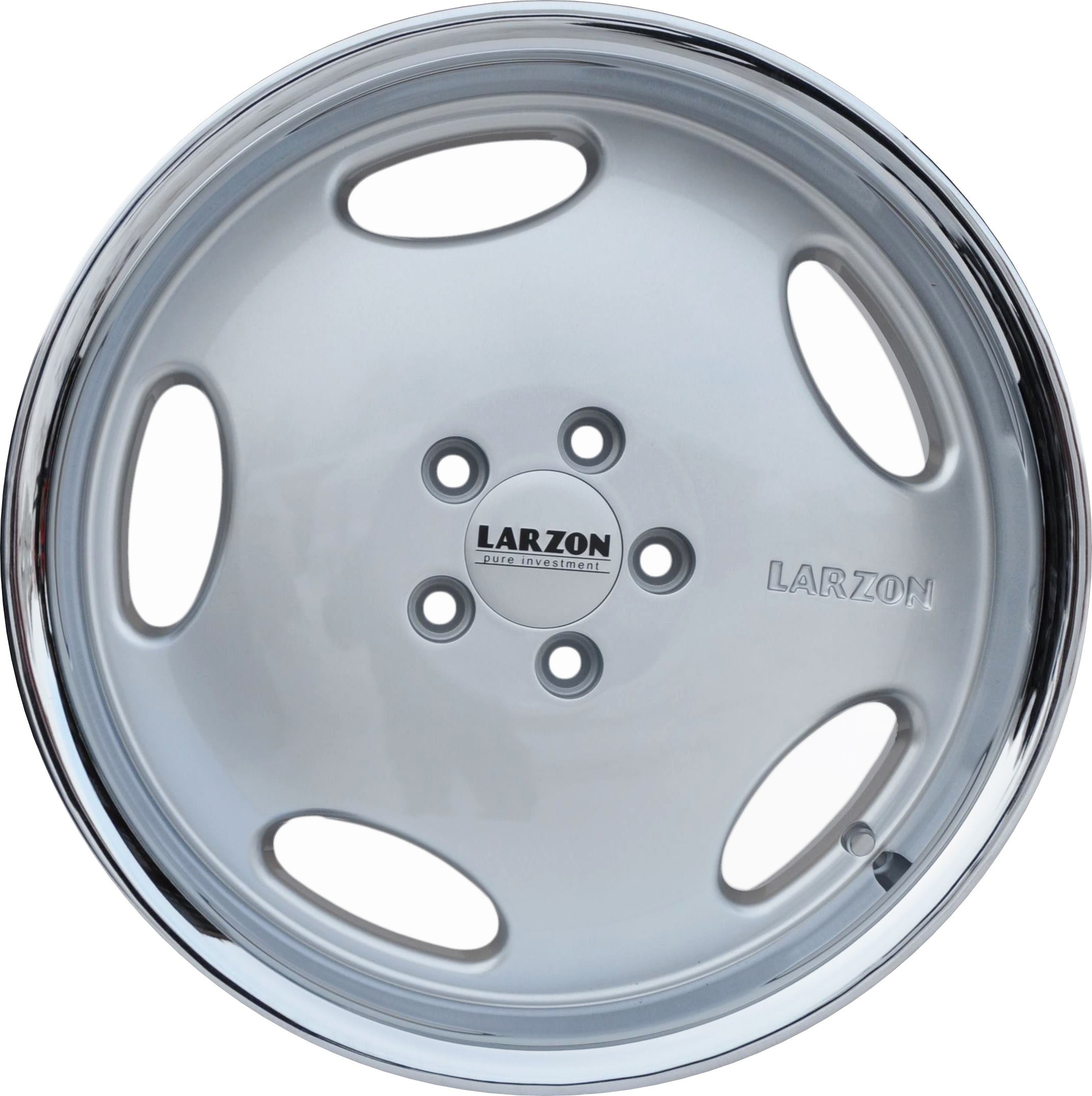 PDW 1563 Alufælge 18" 5x112 ET35 – Poleret/sølv (sæt á 4)
