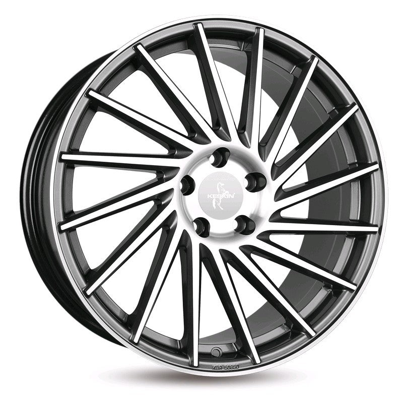 Keskin KT17 Alufælge 18" 5x112 ET30 – Poleret/grafit (sæt á 4)