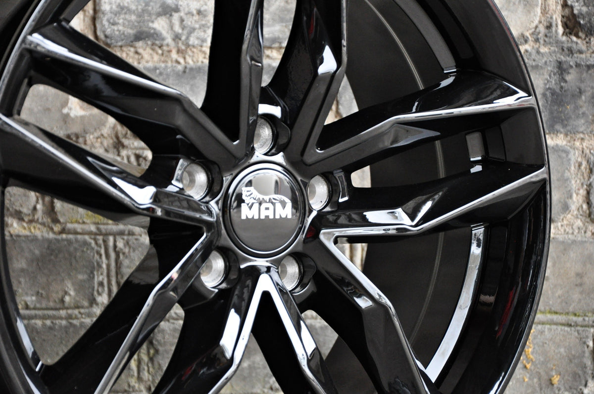 MAM RS3 Alufælge 18" 5x108 ET45 – Sort (sæt á 4)