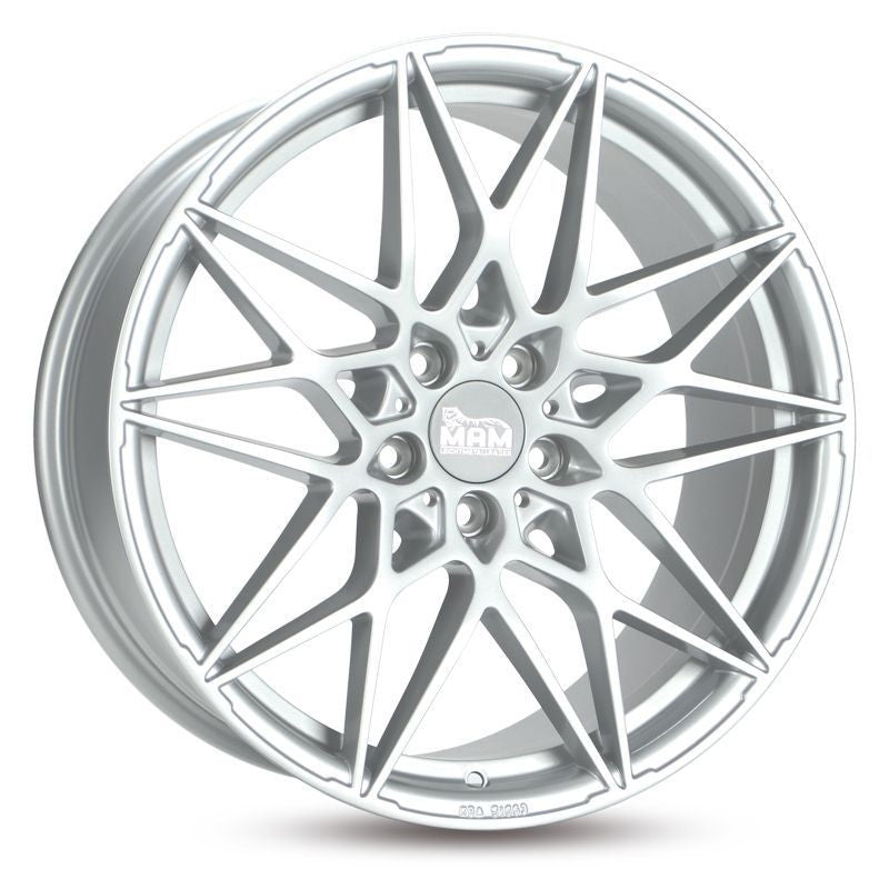 MAM B2 Alufælge 19" 5x112 ET30 – Sølv (sæt á 4)
