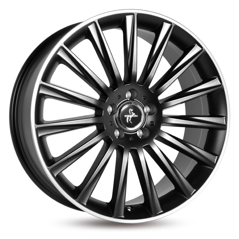 Keskin KT18 Alufælge 18" 5x112 ET30 – Poleret/sort mat (sæt á 4)
