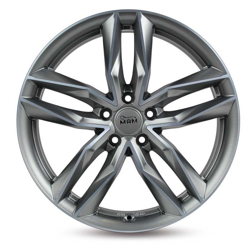 MAM RS3 Alufælge 20" 5x112 ET45 – Poleret/grafit (sæt á 4)