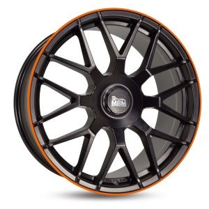 MAM GT1 Alufælge 19" 5x112 ET30 – Machine orange (sæt á 4)