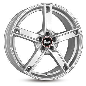 MAM W4 Alufælge 17" 5x105 ET40 – Sølv (sæt á 4)