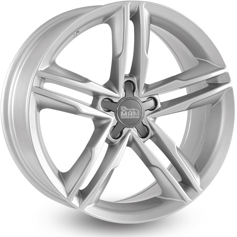 MAM A1 Alufælge 18" 5x112 ET44 – Sølv (sæt á 4)