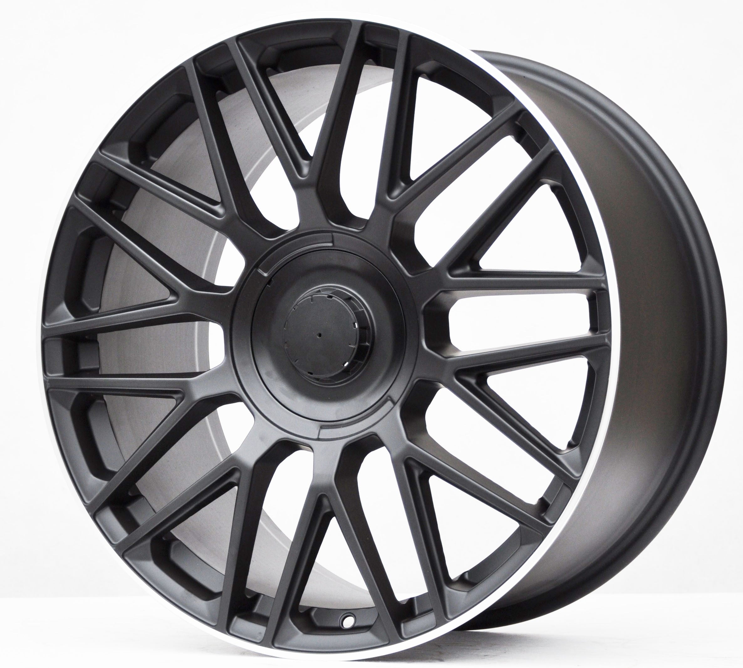 PDW 230 Alufælge 20" 5x112 ET35 – Poleret/sort (sæt á 4)
