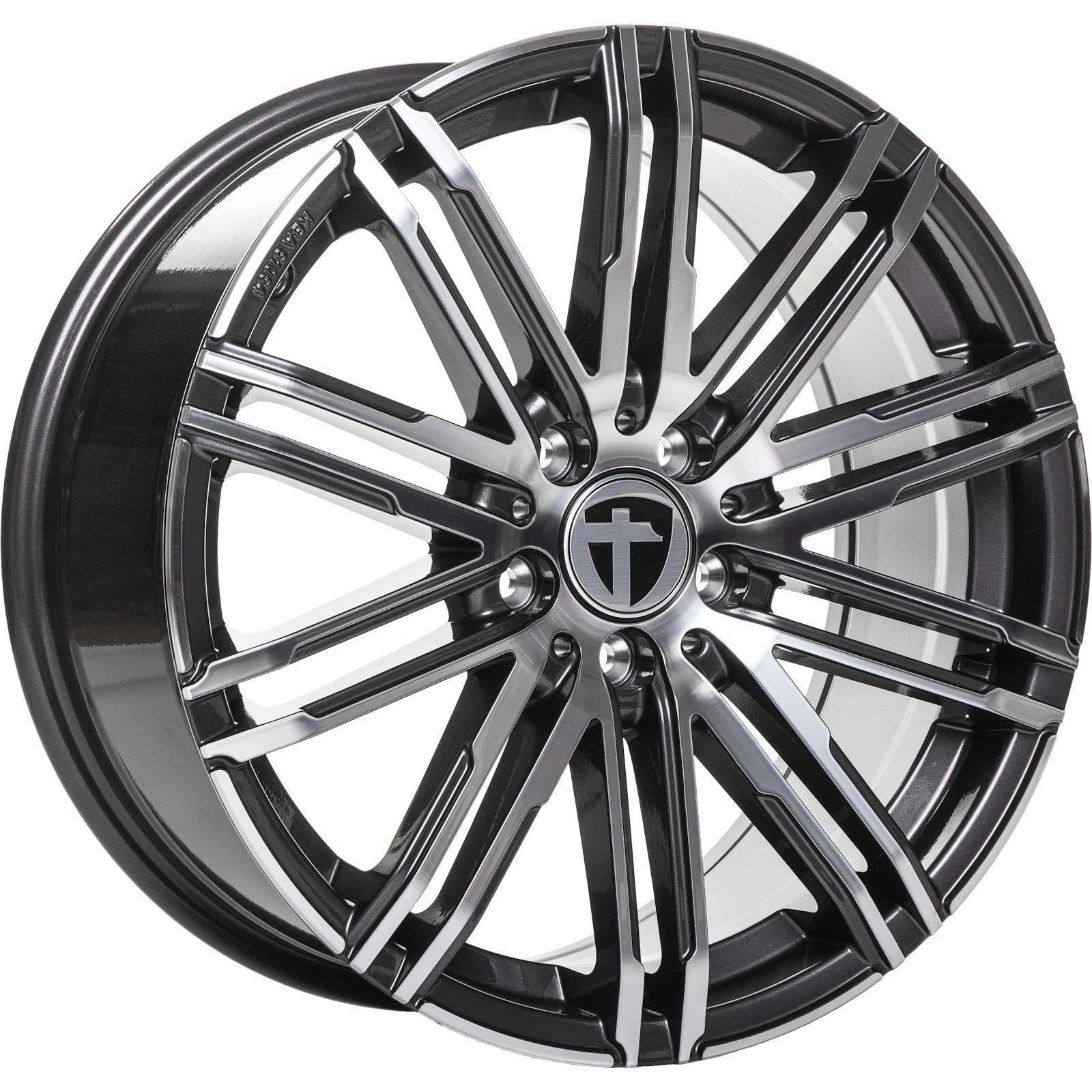 Tomason TN18 Alufælge 19" 5x112 ET46 – Poleret/grafit (sæt á 4)